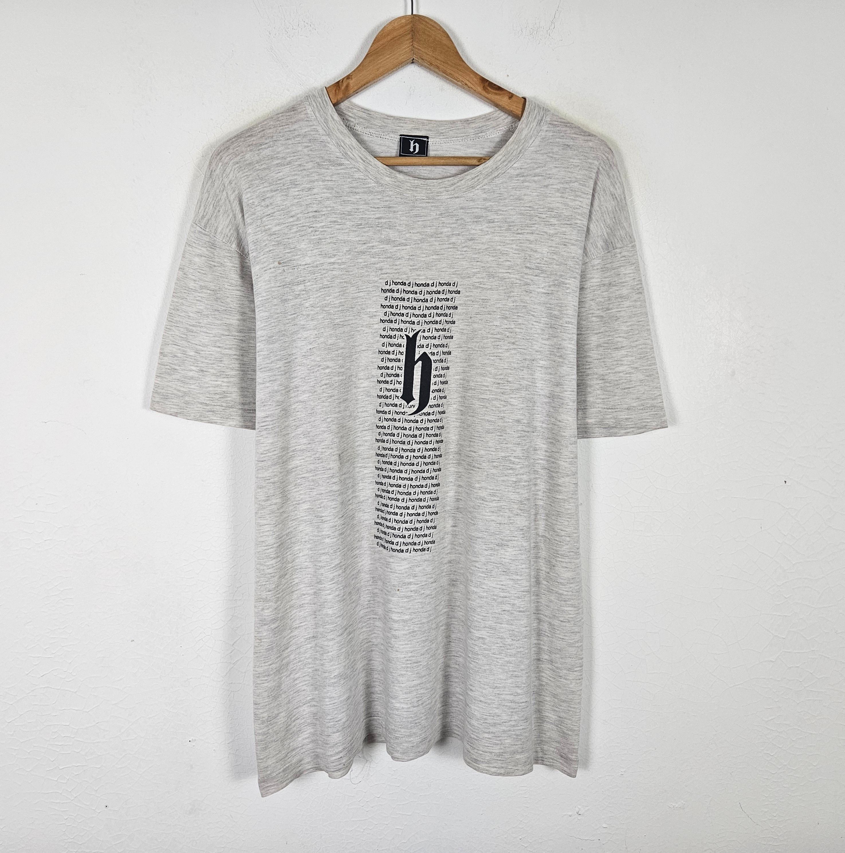 Honda × Japanese Brand × Rap Tees Japanese Hip Hop DJ Honda ‘h’ Logo shirt Size US L / EU 52-54 / 3 - 3 Thumbnail