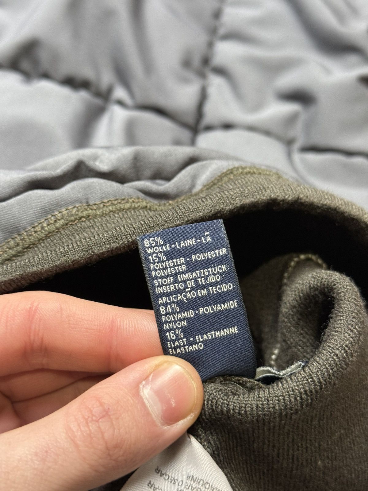 Ermenegildo Zegna Mens Ermenegildo Zegna Hybrid 1/4 zip fleece Size US L / EU 52-54 / 3 - 17 Thumbnail