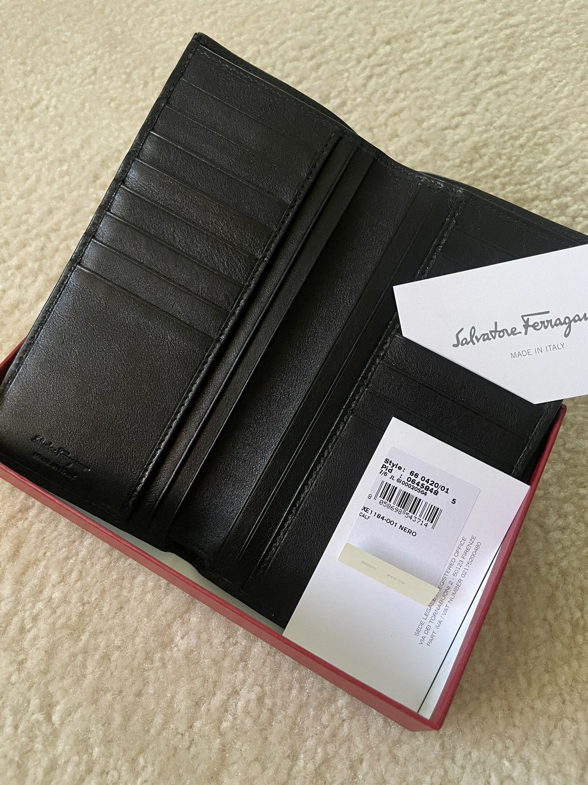 Salvatore Ferragamo Salvatore Ferragamo Men’s bi fold check wallet organizer Size ONE SIZE - 6 Thumbnail
