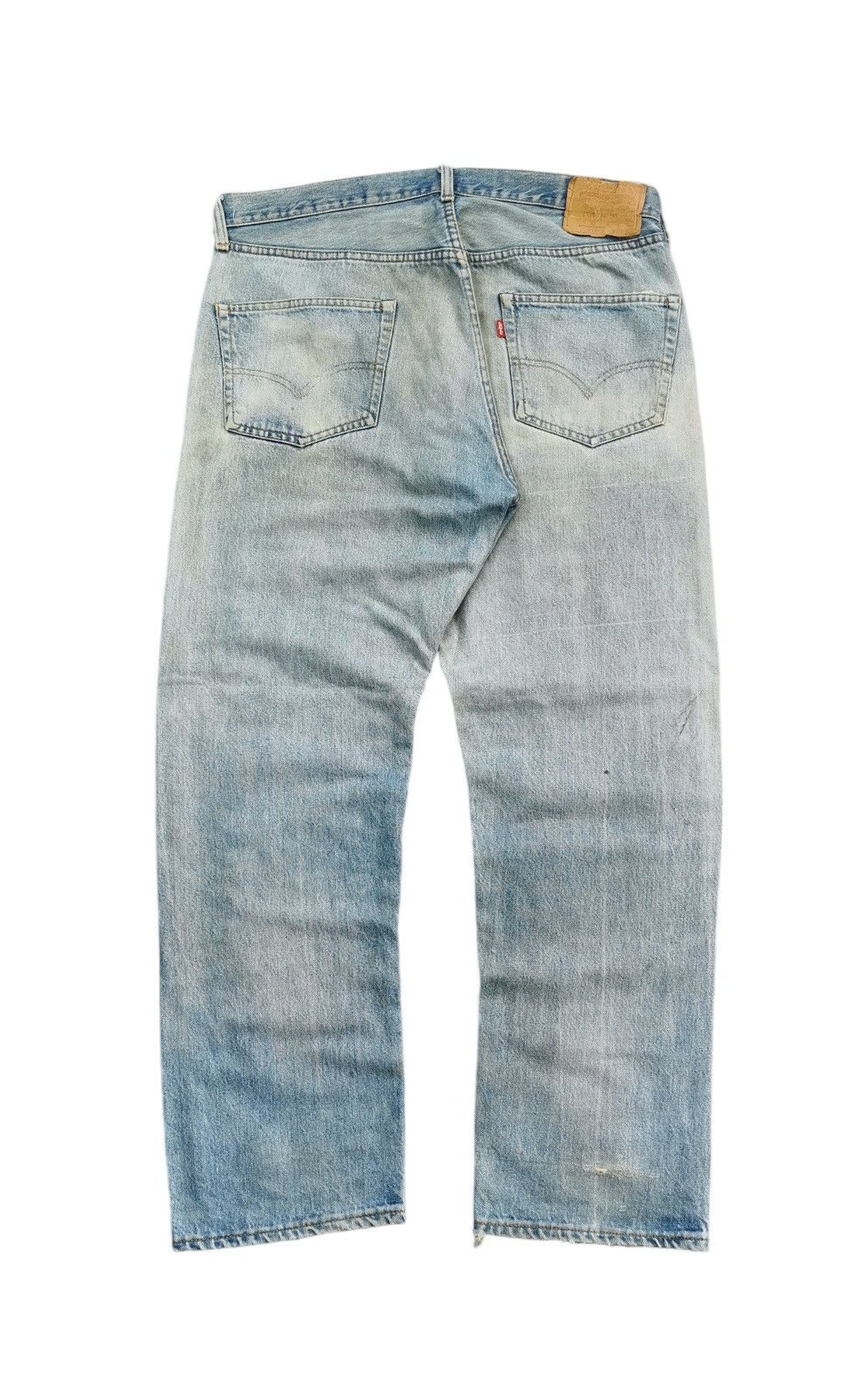 Levi's 80s Vintage Levis 501 Selvedge Rindem Top Button2 Size US 36 / EU 52 - 19 Thumbnail