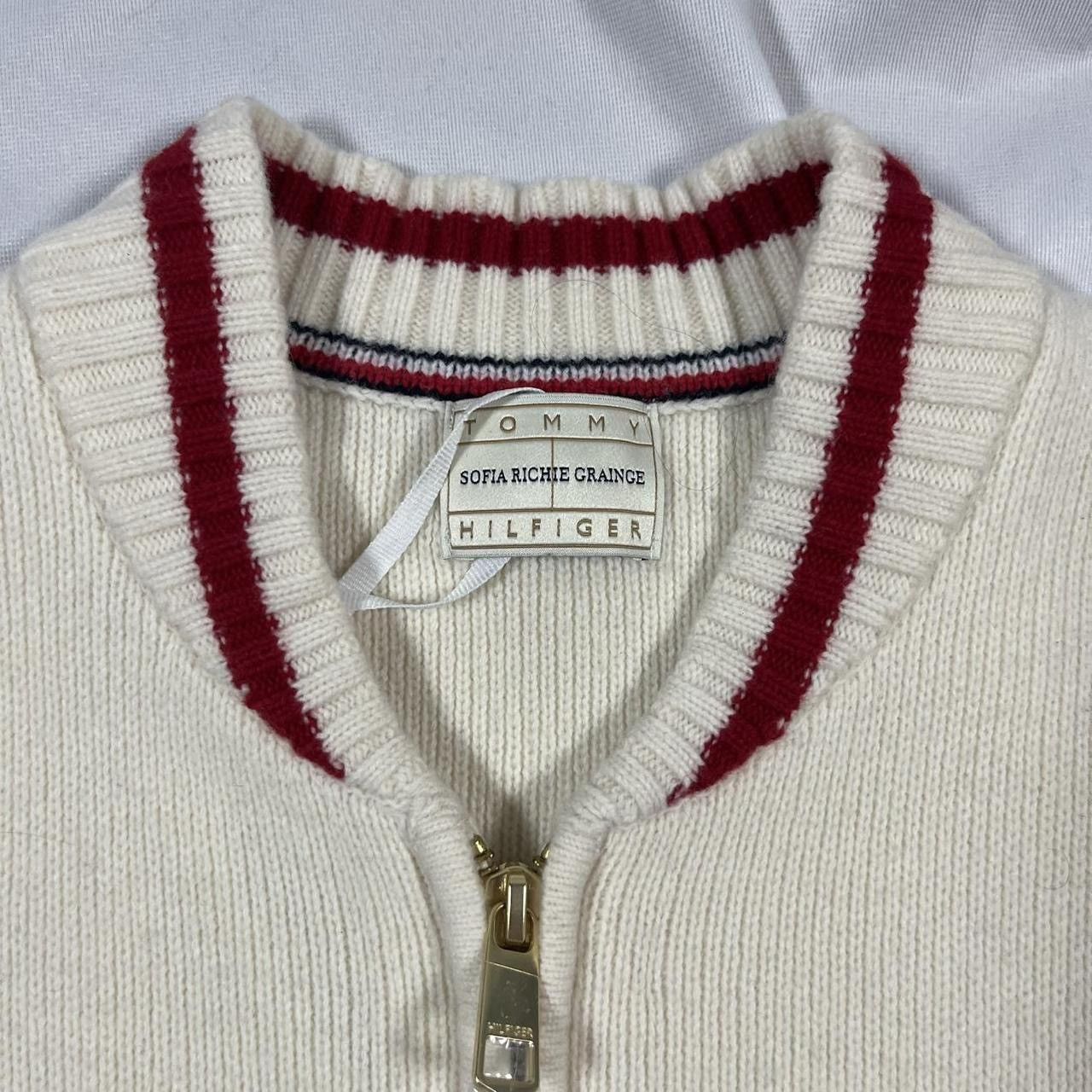 Tommy Hilfiger The Sofia Capsule Wool Blend Bomber Jacket Size M / US 6-8 / IT 42-44 - 2 Thumbnail