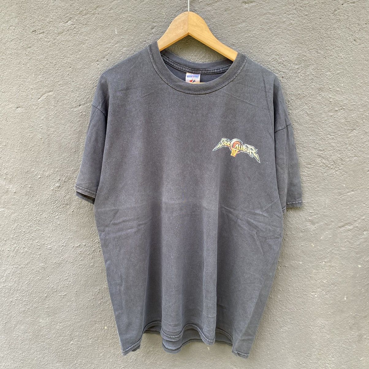 Playstation Thrashed Faded Vintage Y2K Soul Calibur IV Game ERD GRUNGE T Size US XL / EU 56 / 4 - 2 Thumbnail