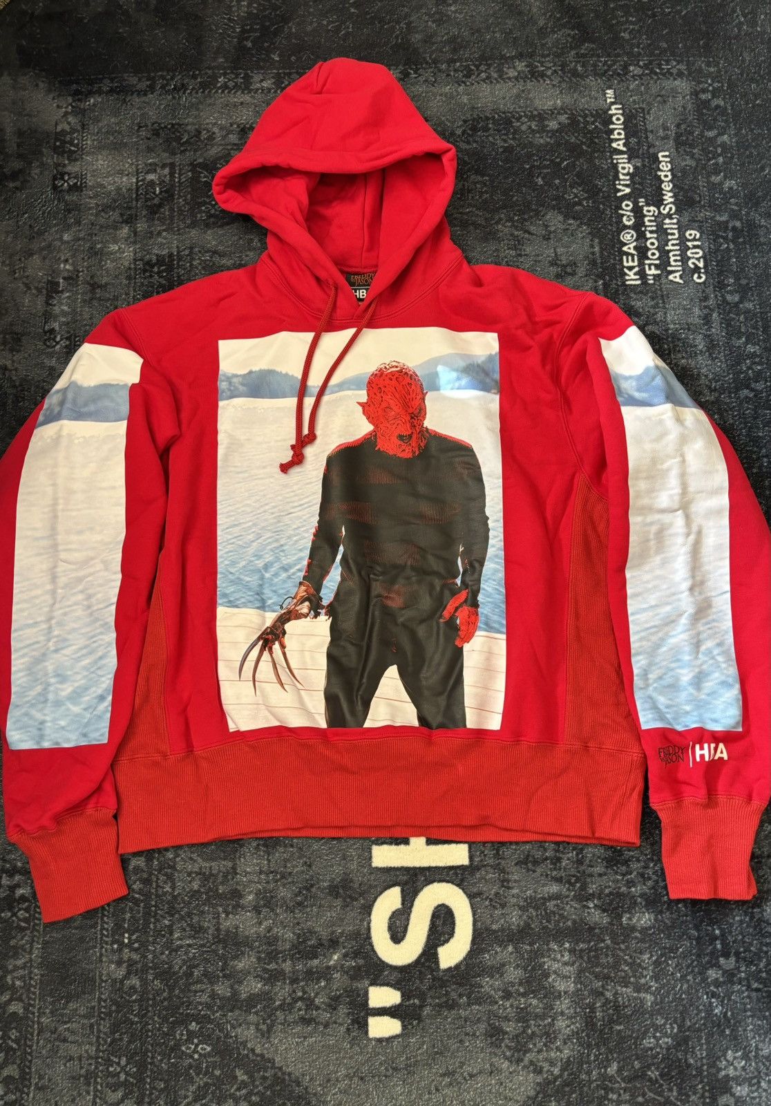 Anonymous Club × Hood By Air × Playboi Carti Hood By Air “Freddy VS Jason very rare hoodie ss21 Size US S / EU 44-46 / 1 - 1 Thumbnail