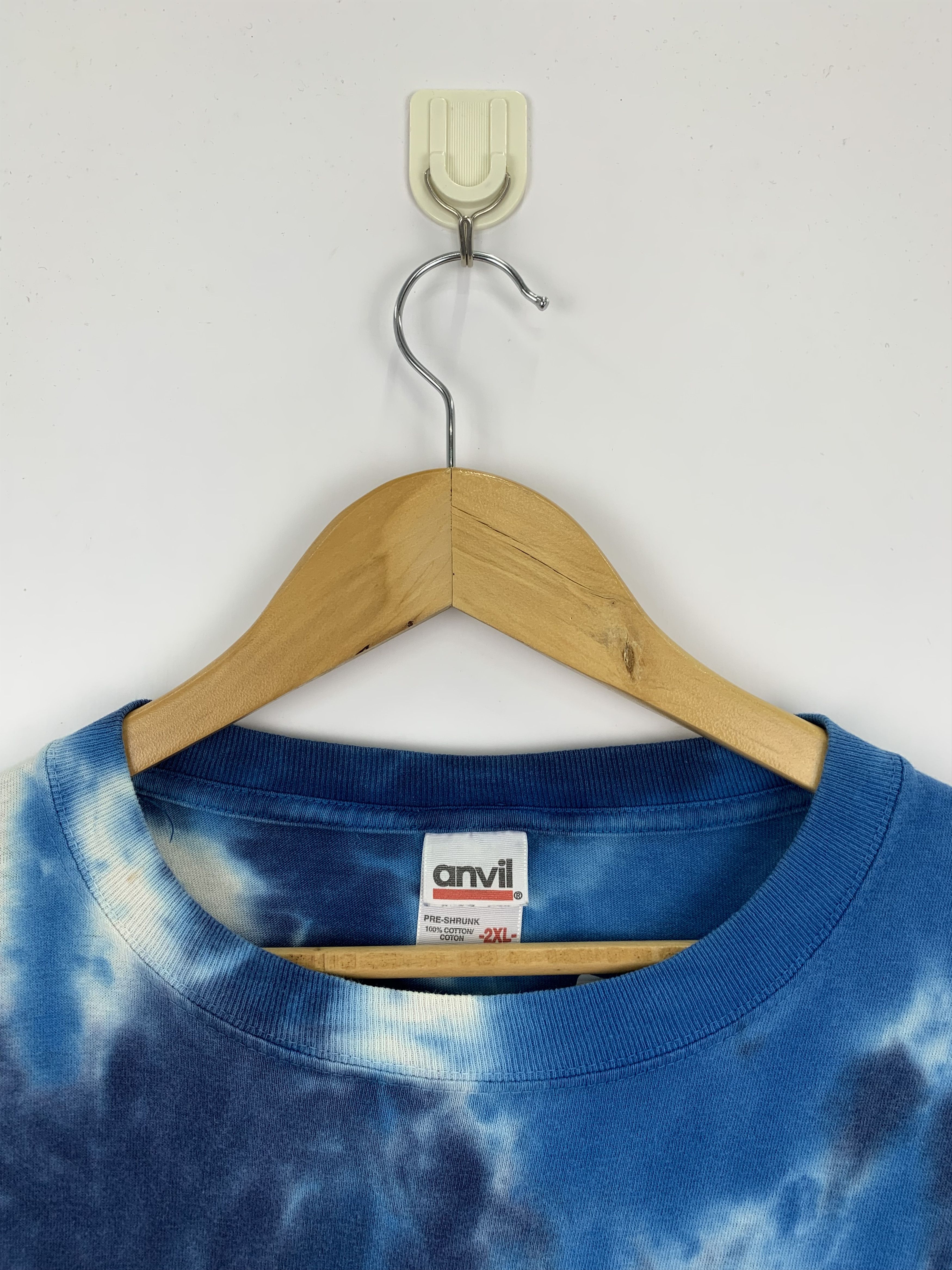 Other Vintage Y2K Tie Dye American Flag Colour T Shirt TA0051 Size US XXL / EU 58 / 5 - 6 Thumbnail