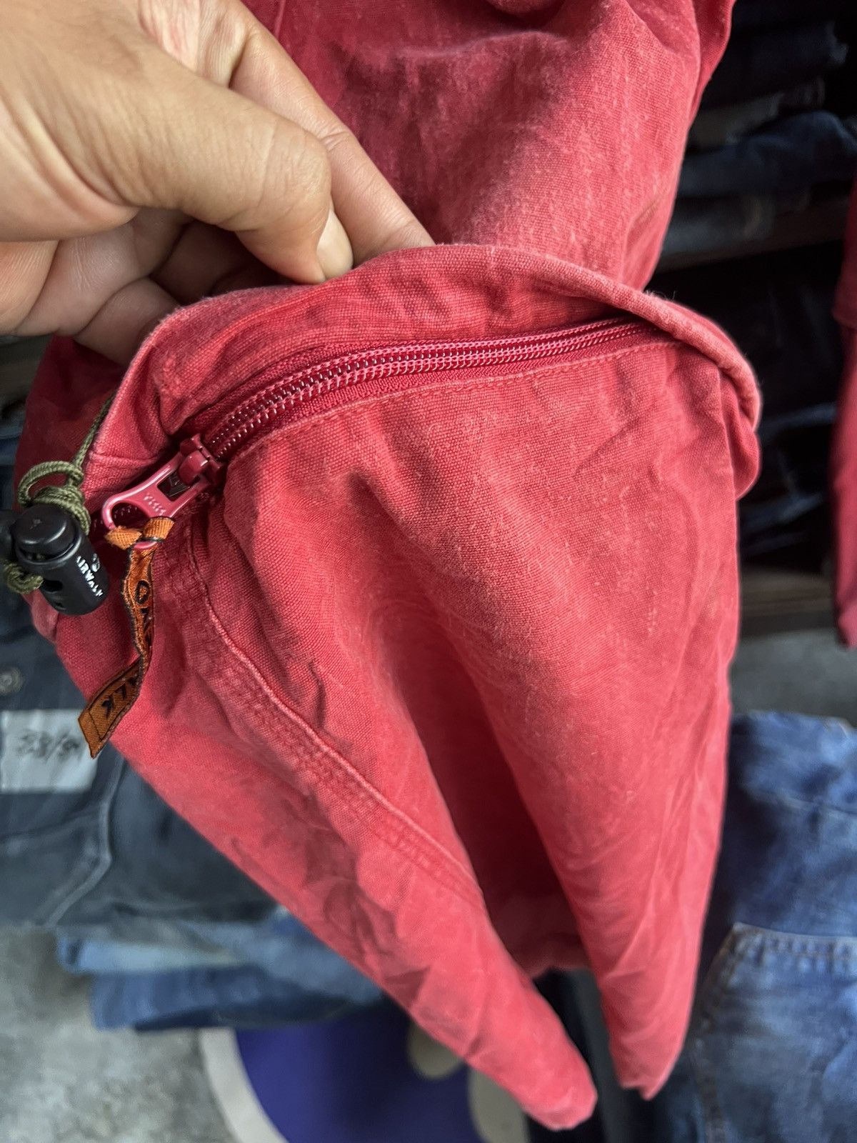 Airwalk 🔥Red Airwalk Multipockets Cargo Pant Size US 27 - 10 Thumbnail