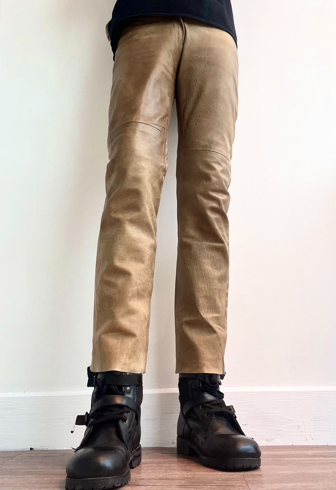 A.P.C. A.P.C Genuine Leather Pants Size US 27 - 1 Thumbnail