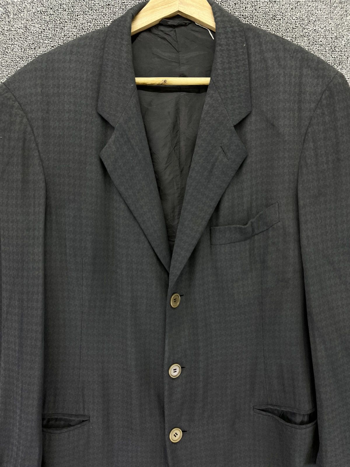 Giorgio Armani Vintage Giorgio Armani Black Blazers Coats Jacket Size US M / EU 48-50 / 2 - 5 Thumbnail
