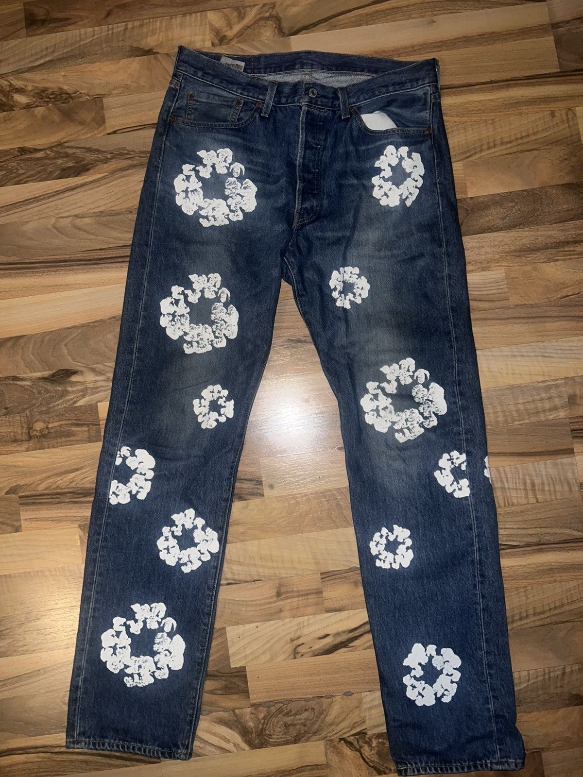 DENIM TEARS × Levi's Denim Tears x Levis Cotton Wreath Jeans Size US 34 / EU 50 - 1 Thumbnail