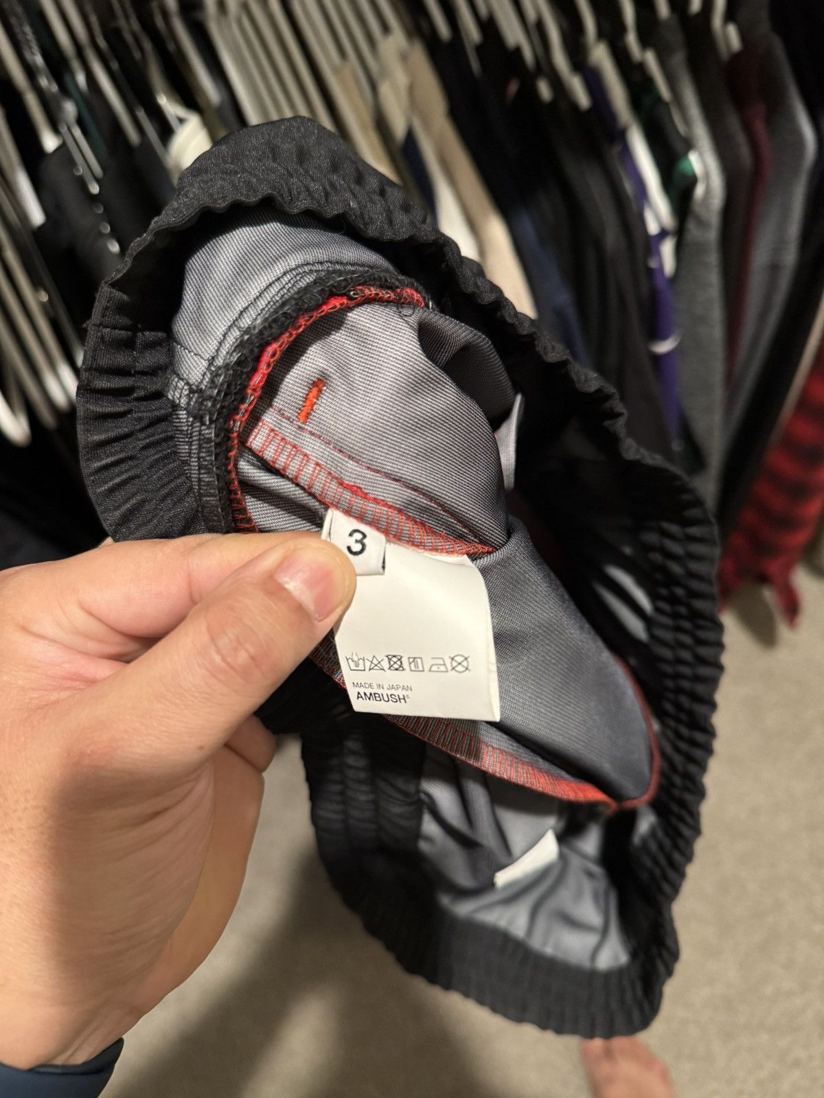 Ambush Design Red with a black strip ambush pants Size US 34 / EU 50 - 4 Thumbnail