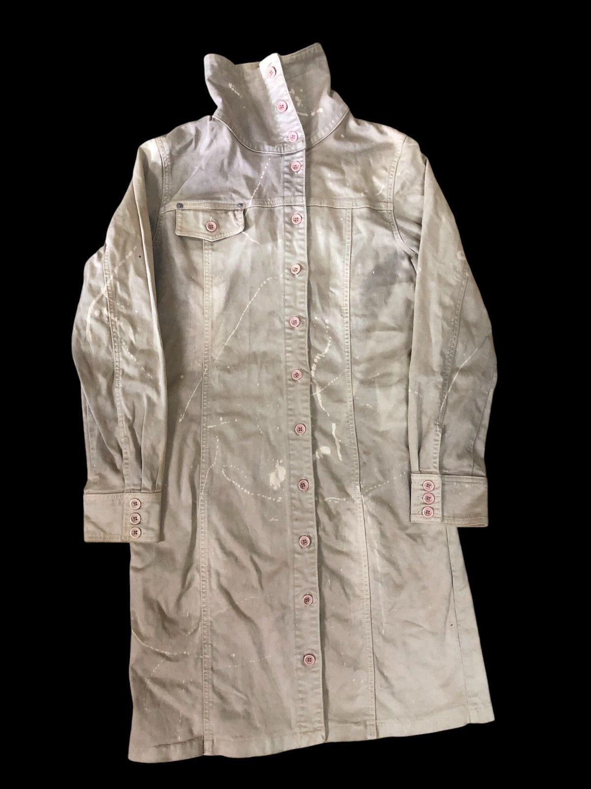 Hysteric Glamour × Japanese Brand Algonquins punk rockabilly Belt TrencCoat Size S / US 4 / IT 40 - 1 Thumbnail