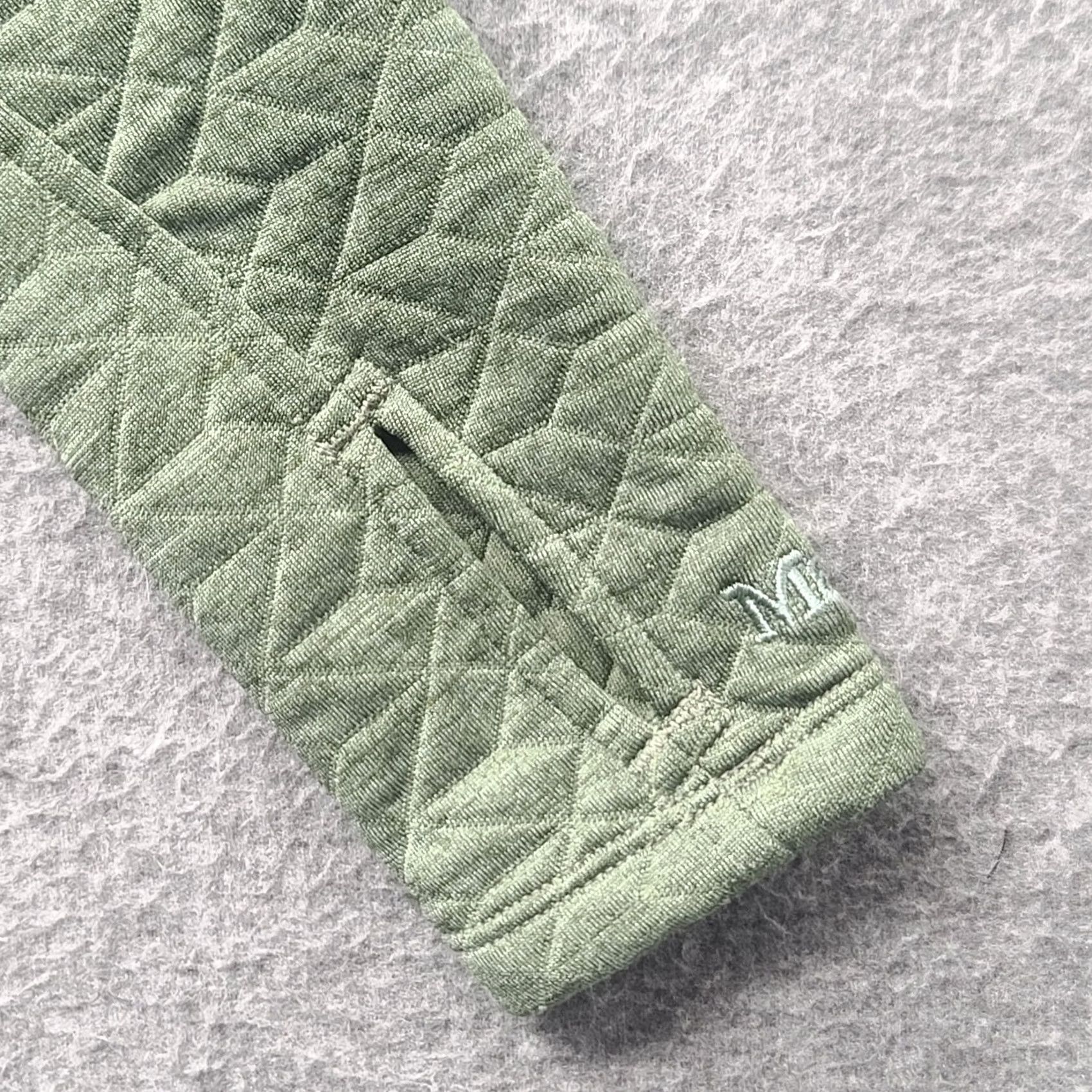 Marmot Marmot Womens Pullover Sweatshirt Diamond Quilted Fleece Cowl Neck Regular S Green Size S / US 4 / IT 40 - 6 Thumbnail