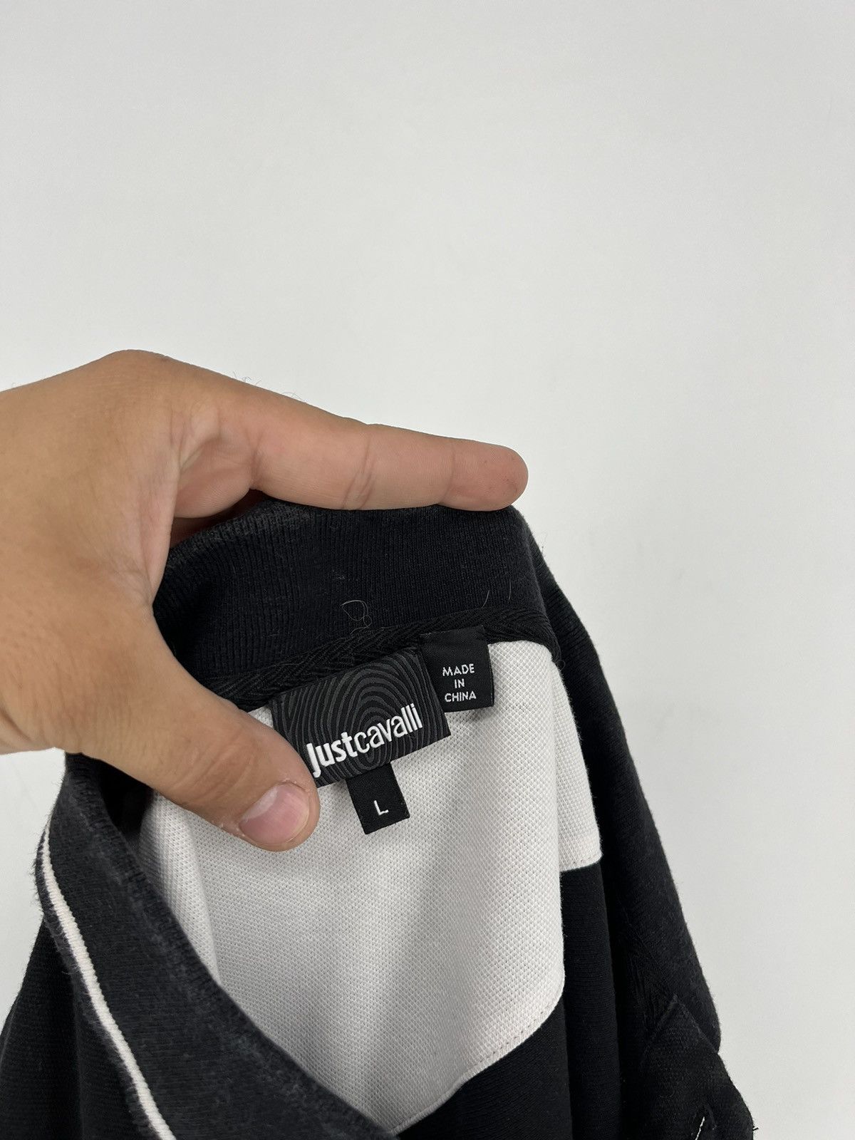 Just Cavalli Vintage Just Cavalli Embroidered Logo Polo Shirt Size US L / EU 52-54 / 3 - 10 Thumbnail