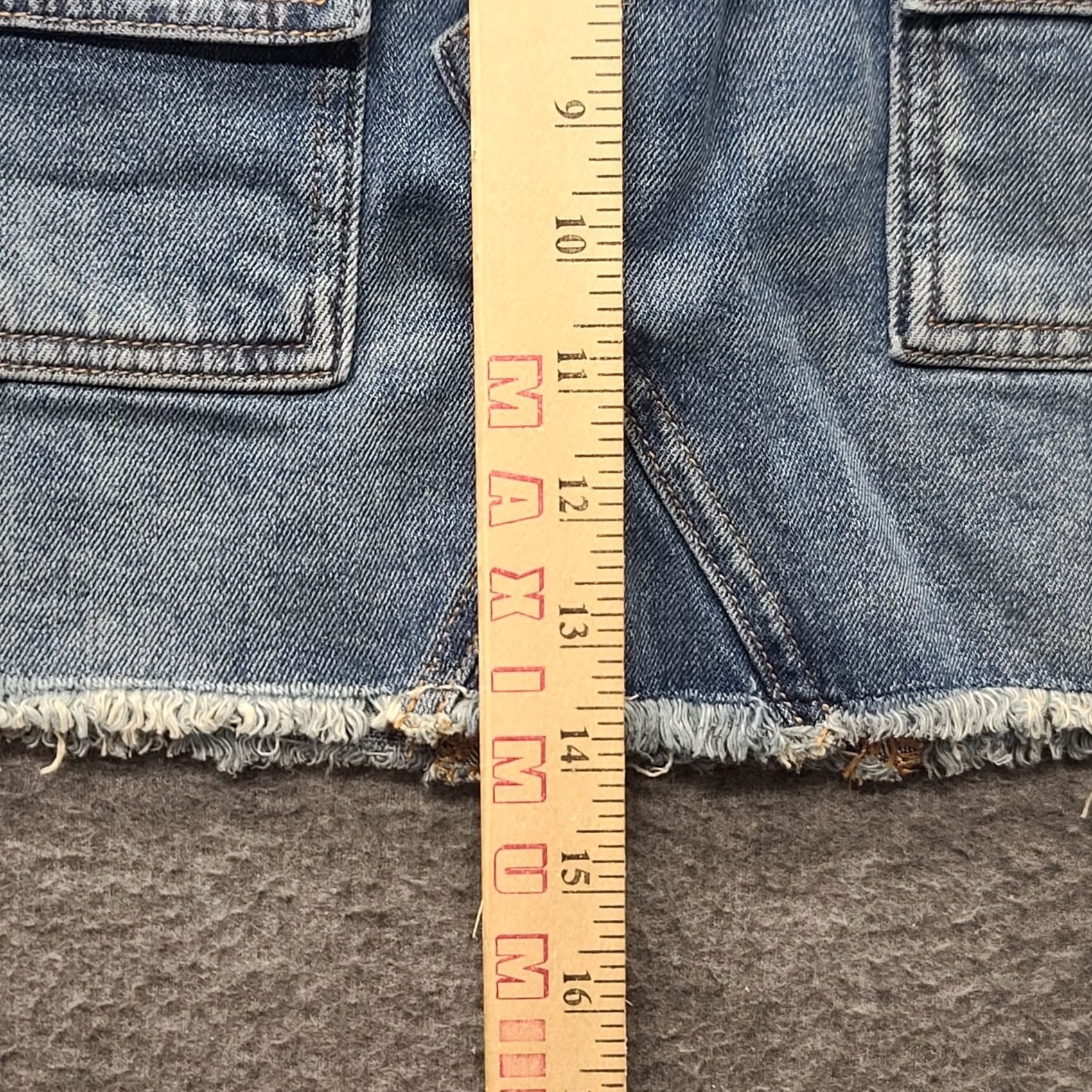 American Eagle Outfitters American Eagle Outfitters Denim Mini Skirt Womens 00 Hi-Rise Festival Regular Fit Blue 90s Skirt Short Womens Size 24" / US 00 / IT 34 - 4 Thumbnail