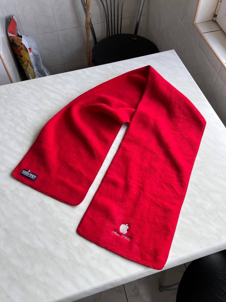 Lands' End Vintage Apple Computer IMac 2005 Scarf Fleece Macintosh Y2K Size ONE SIZE - 4 Thumbnail