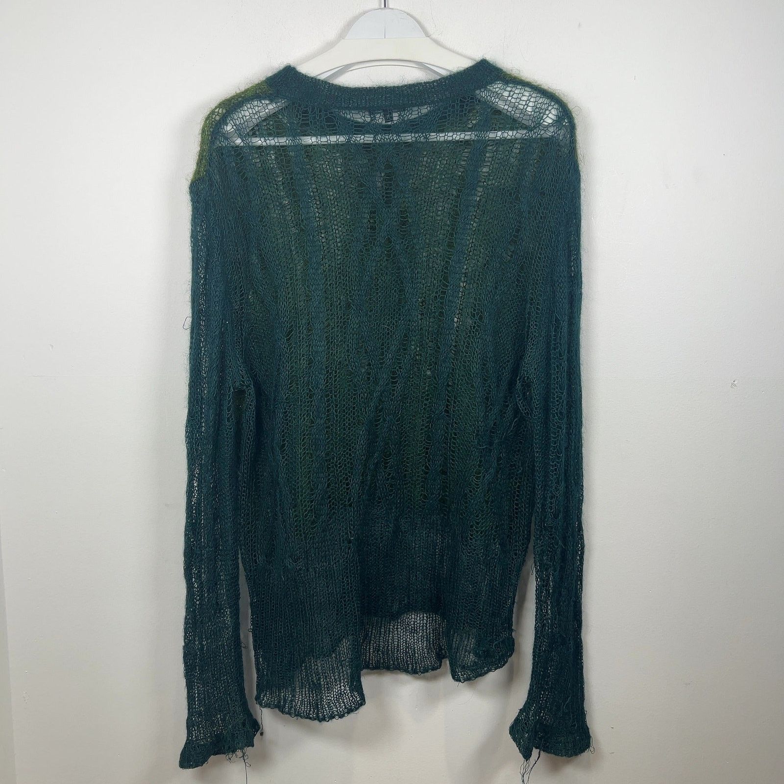Ann Demeulemeester Ann Demeulemeester Distressed Mohair Sweater Size US M / EU 48-50 / 2 - 5 Thumbnail