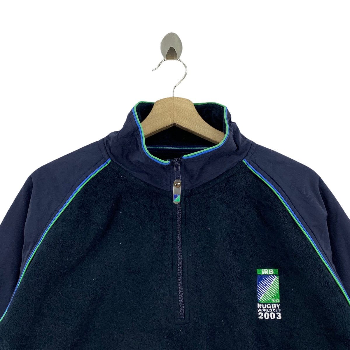 Other RUGBY WORLD CUP 2003 Line-7 Embrodired Logo Half Zipper Size US XXL / EU 58 / 5 - 2 Thumbnail