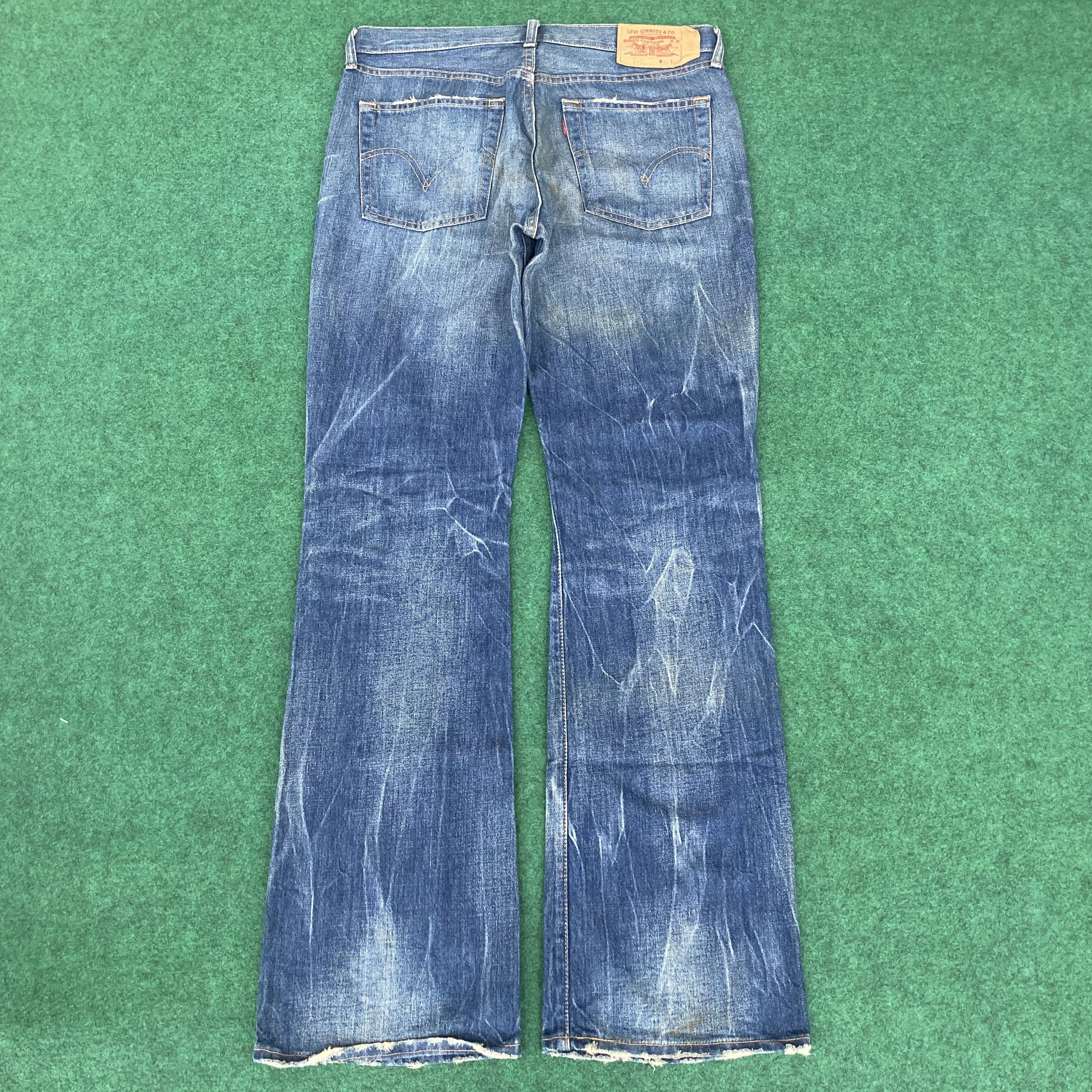 Levi's Vtg Levis 517 Denim Sz 34 Bootcut flared Faded Jeans Size US 34 / EU 50 - 11 Thumbnail