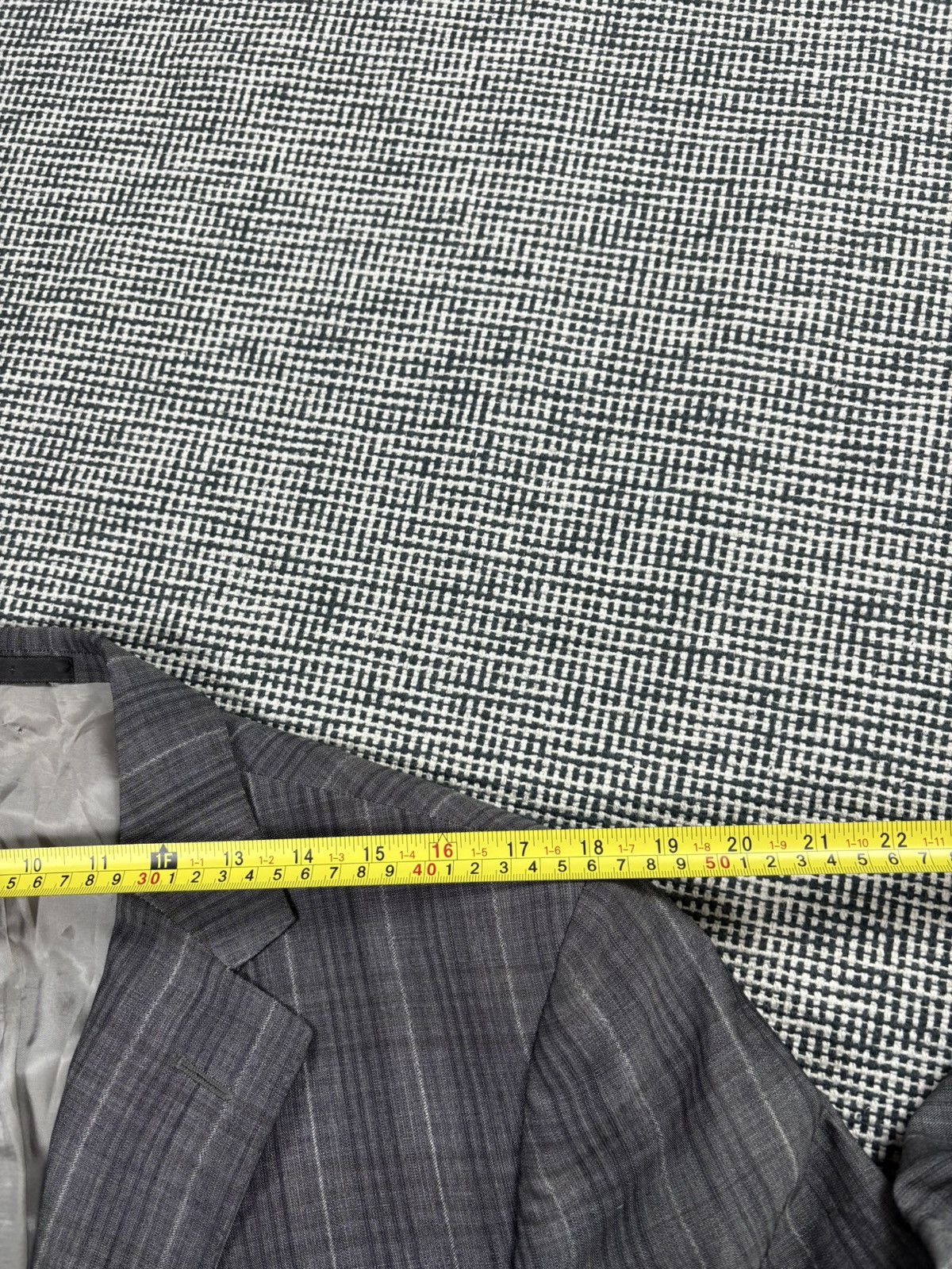 Pal Zileri Pal Zileri lab wool checkered suit set blazer jacket pants Size 44R - 11 Thumbnail