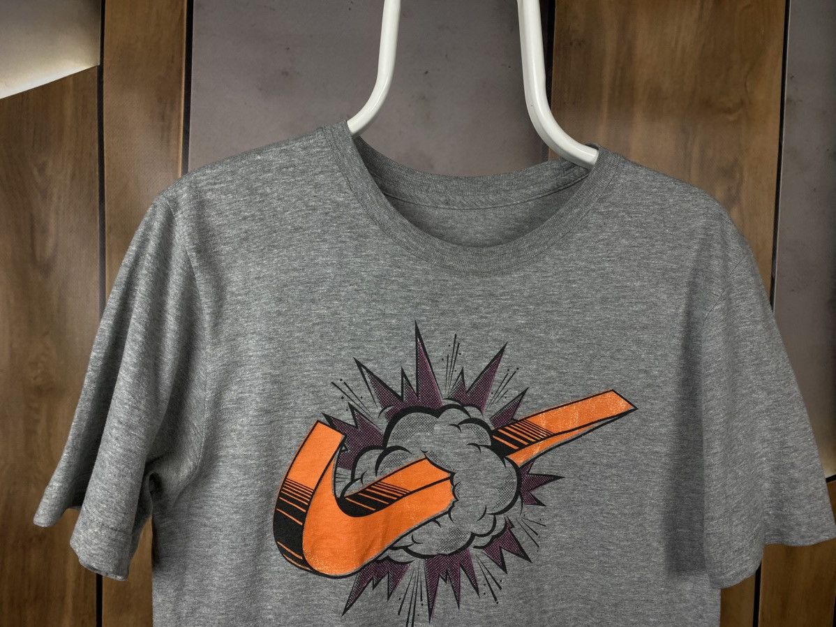Nike 🧨Vintage 00s T-Shirt Nike Boom! Logo VTG Tee🧨 Size US S / EU 44-46 / 1 - 4 Thumbnail