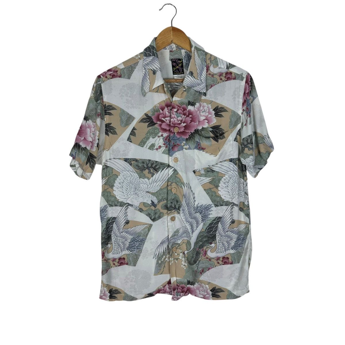 Japanese Brand ☀️ONIWA SOTO HAWAII STYLE SUKAJAN RAYON SHIRTS Size US L / EU 52-54 / 3 - 1 Thumbnail