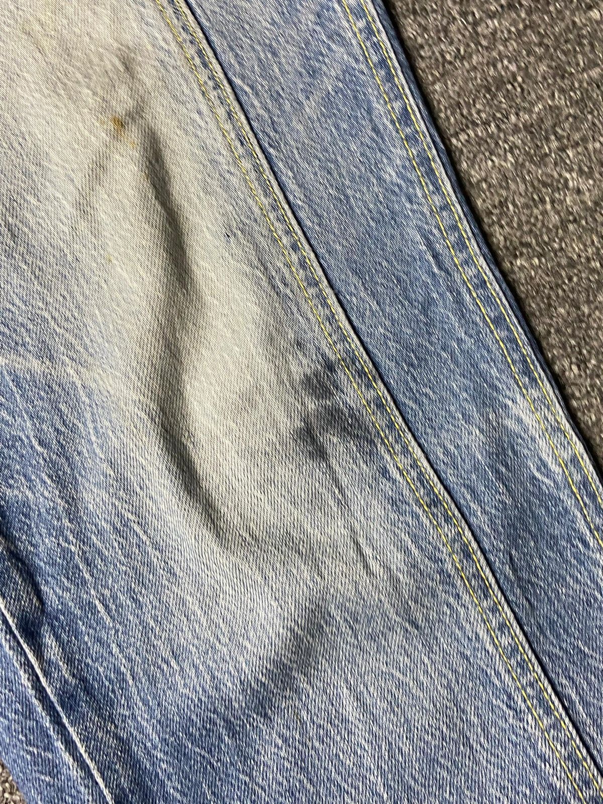 Japanese Brand [íxi:z] Brand Distressed Denim Jeans with Front Seam (164) Size US 32 / EU 48 - 9 Thumbnail