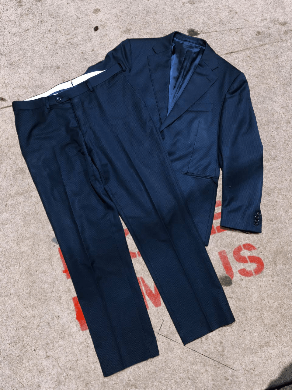 Vitale Barberis Canonico SUITSUPPLY Vitale Barberis Canonico Wool Lazio Suit Size 36S - 1 Thumbnail