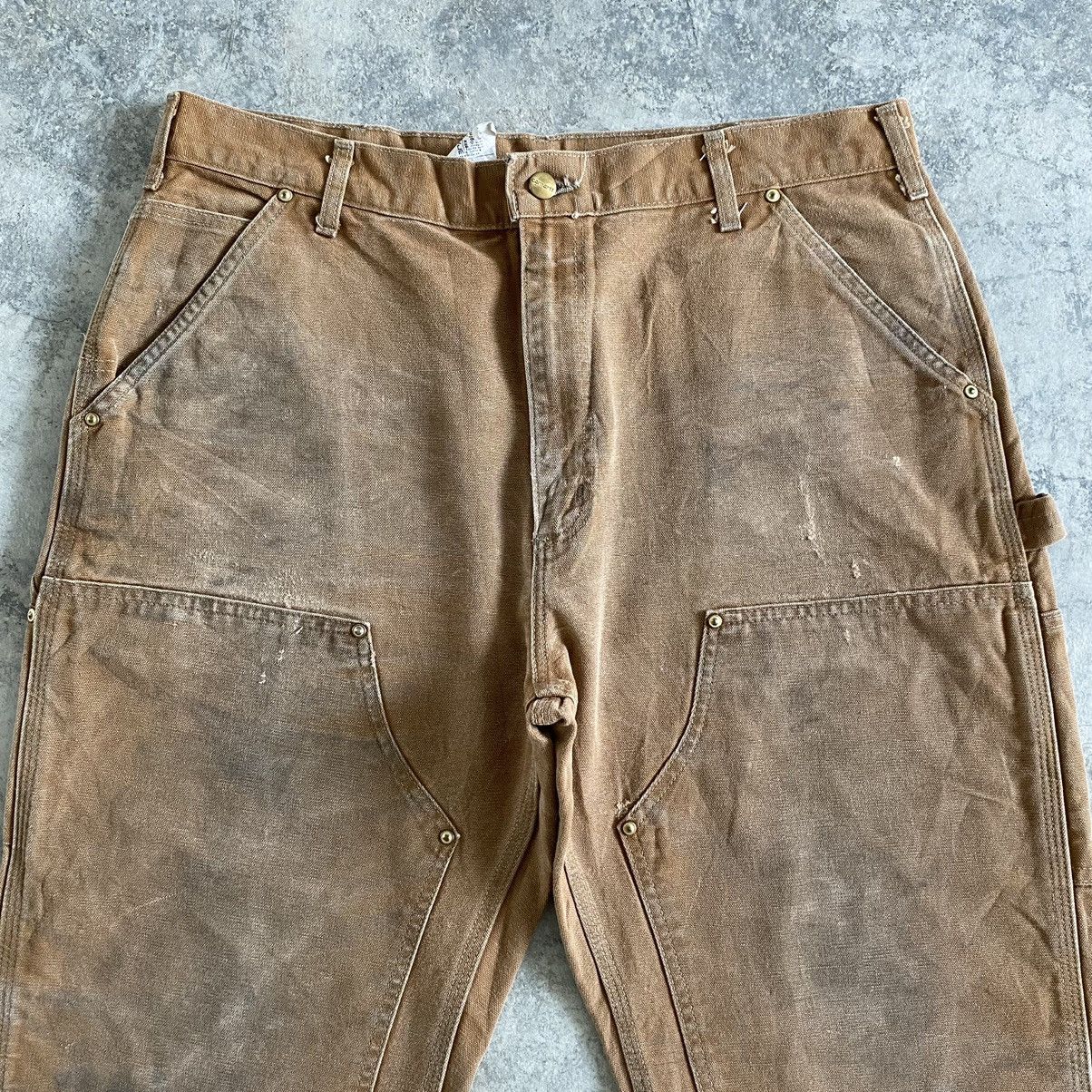 Carhartt VTG Carhartt Double Knee Dirty Carpenter Work Pants Size US 35 - 9 Thumbnail