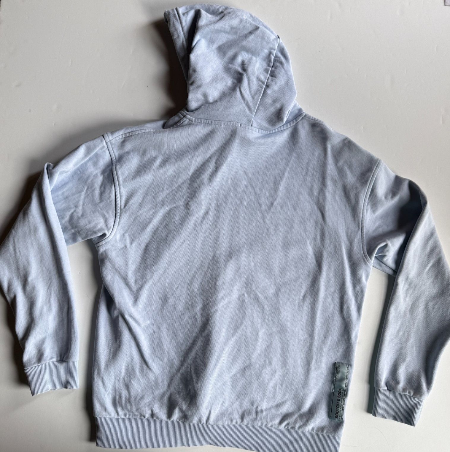 Scotch & Soda Scotch & Soda Light Blue Cotton Pullover Hoodie Size US M / EU 48-50 / 2 - 6 Thumbnail