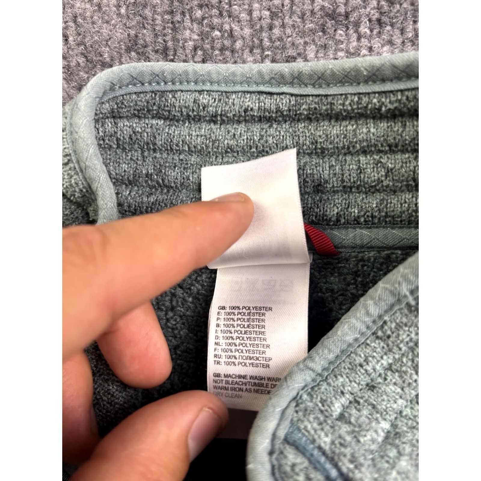 The North Face The North Face Womens Fleece Jacket M Gray Full Zip Pockets Collared Size M / US 6-8 / IT 42-44 - 3 Thumbnail