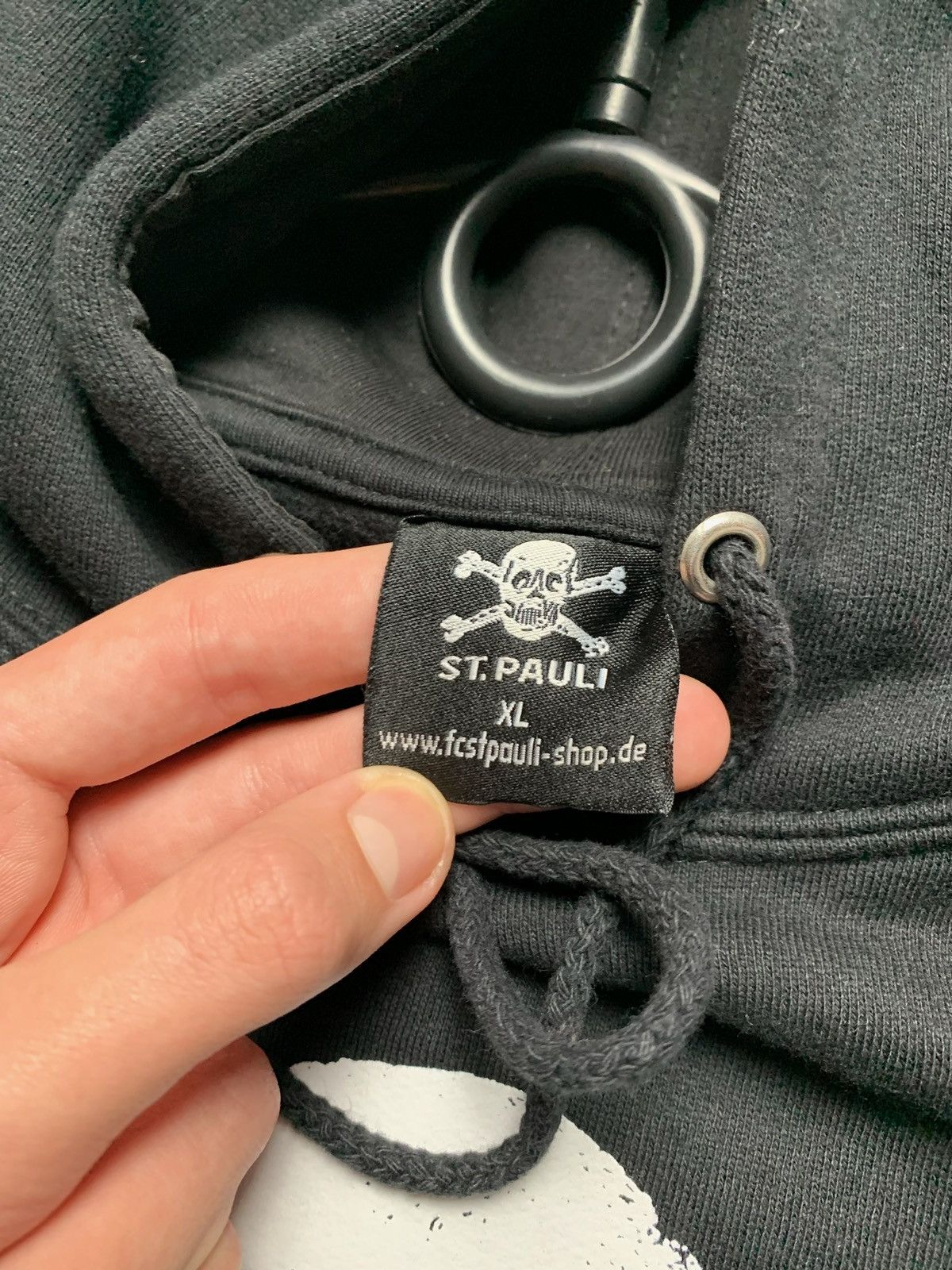 True Religion × Vintage Vintage St. Pauli soccer hoodie black size L/XL Size US L / EU 52-54 / 3 - 4 Thumbnail