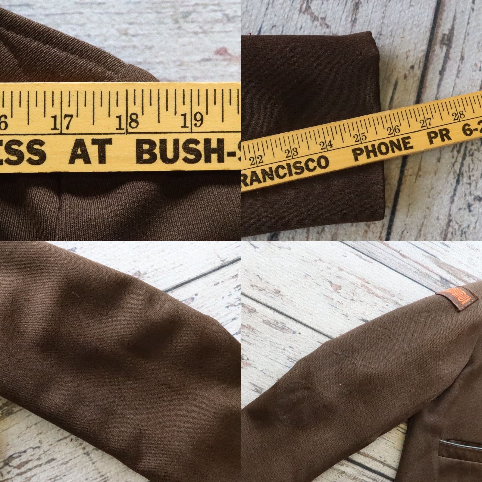 Vintage VINTAGE Muni San Francisco Bus Operator Jacket Caleb V. Smith Size 40 L Brown Men Jacket Size US XXS / EU 40 - 8 Thumbnail