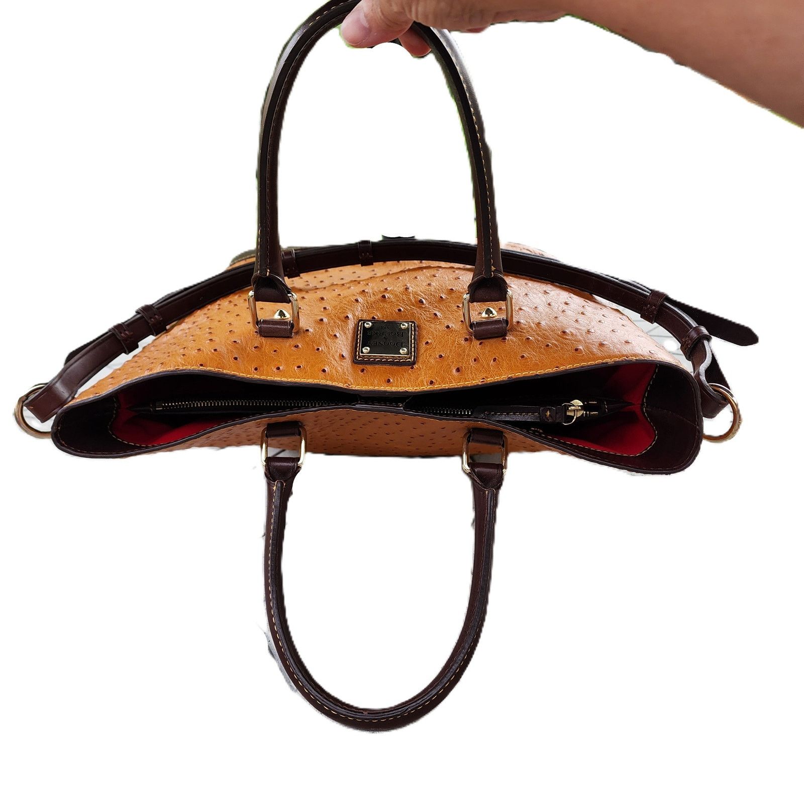 Dooney & Bourke Dooney & Bourke Ostrich Leather Lexington Tote Bag Shopper Size ONE SIZE - 7 Thumbnail