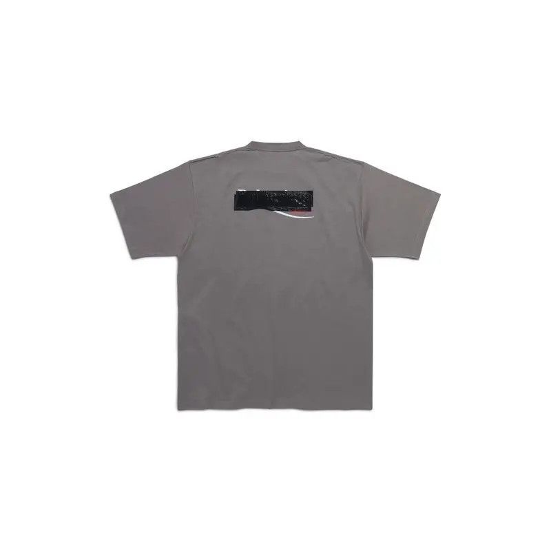 Balenciaga o1la1rc1a0225 Gaffer T-Shirt Large Fit in Dark Grey Size US M / EU 48-50 / 2 - 1 Thumbnail
