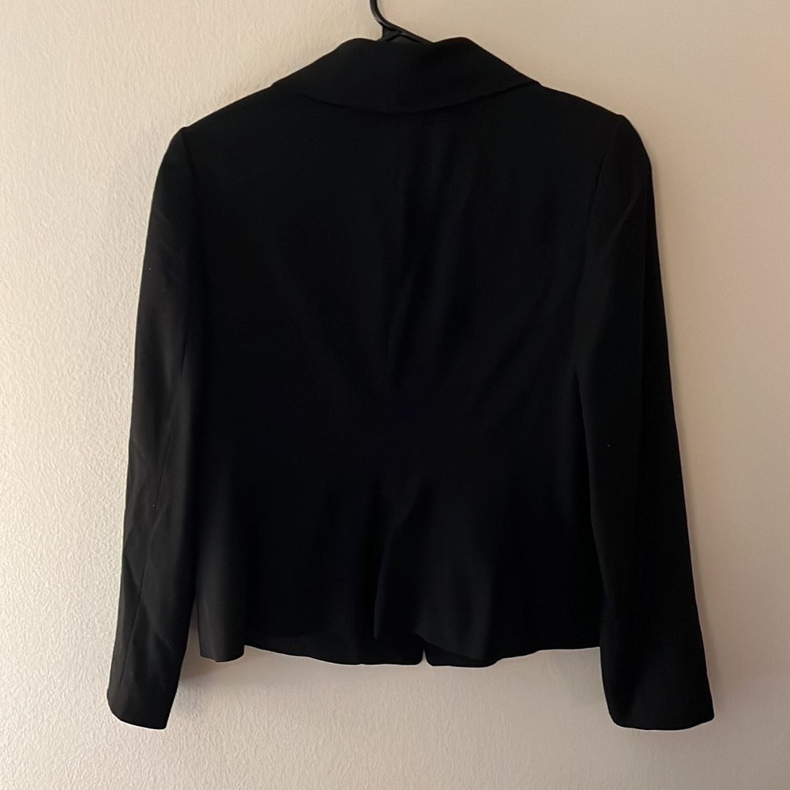 Ann Taylor Ann Taylor Wool Blend Structured Double Lapel Blazer 12P Size XL / US 12-14 / IT 48-50 - 4 Thumbnail