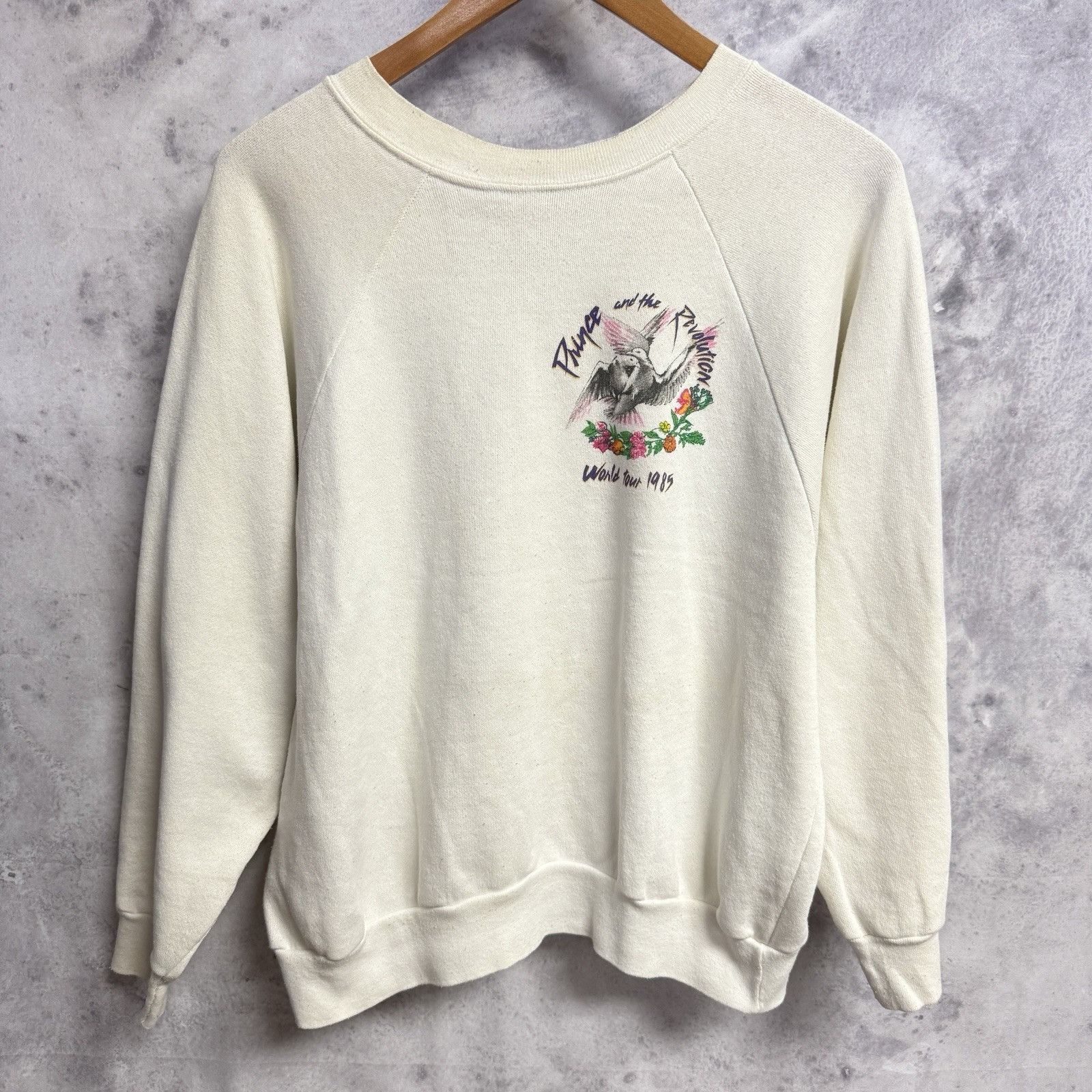 Band Tees Vintage 80s The Prince and the Revolution Tour Sweatshirt Me Size US XL / EU 56 / 4 - 2 Thumbnail