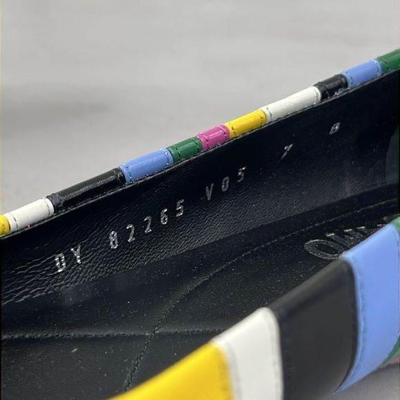 Salvatore Ferragamo Salvatore Ferragamo Varina Rainbow Stripe Flats Bow Logo Size US 8 / IT 38 - 8 Thumbnail