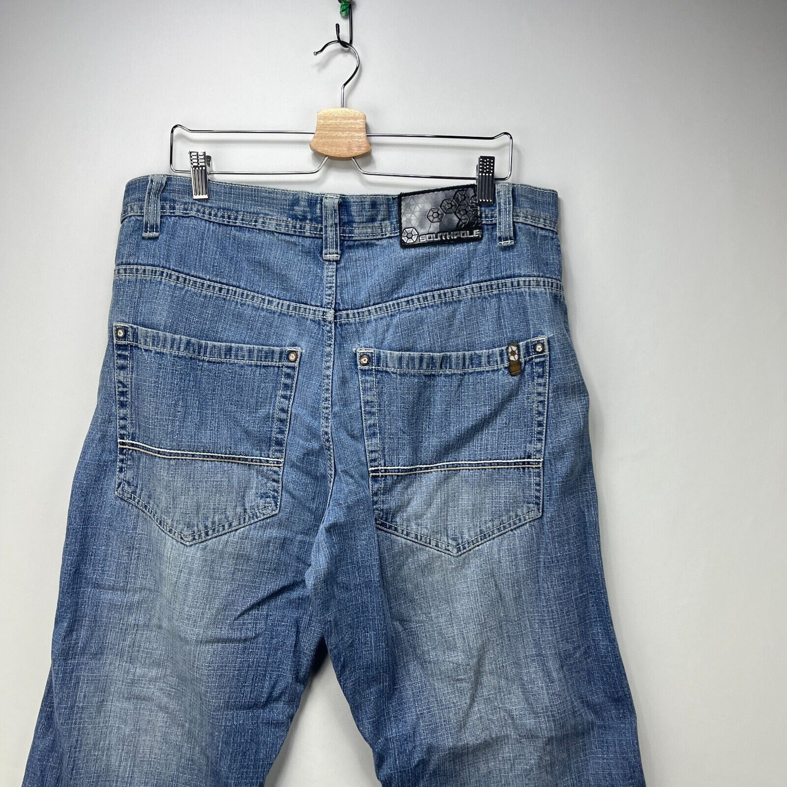 Rocawear × Vintage Vintage Y2K South Pole Baggy Streetwear Pants Size 38 Skater Size US 38 / EU 54 - 2 Thumbnail