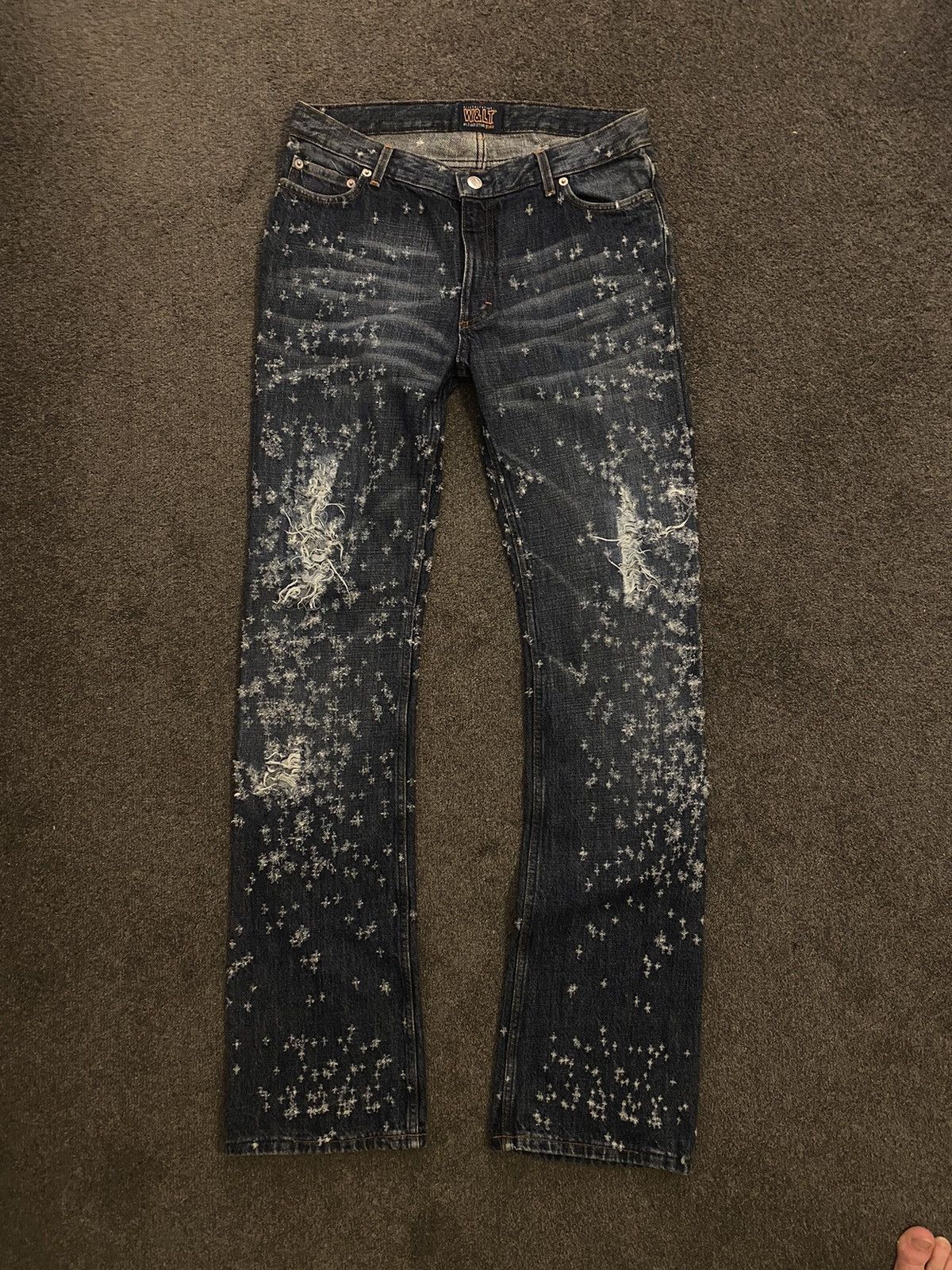 W&LT Walker 2000s jeans Size US 30 / EU 46 - 2 Thumbnail