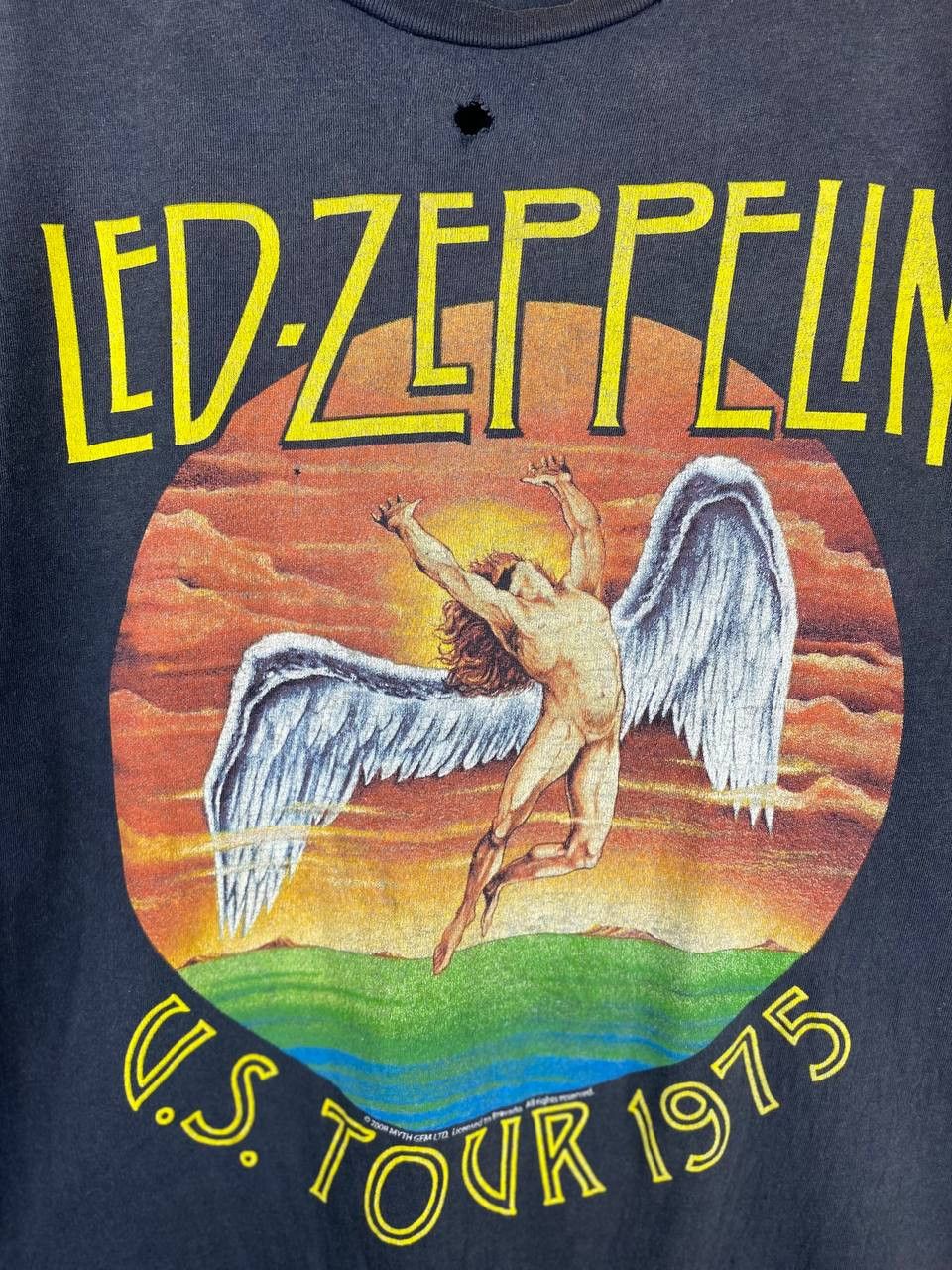 Band Tees vintage y2k led zeppelin distressed tee Size US M / EU 48-50 / 2 - 2 Thumbnail