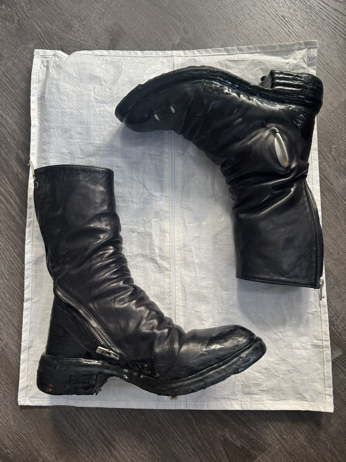 Carol Christian Poell × Designer Carol Christian Poell Drip Tornado Boots Size US 8.5 / EU 41-42 - 3 Thumbnail