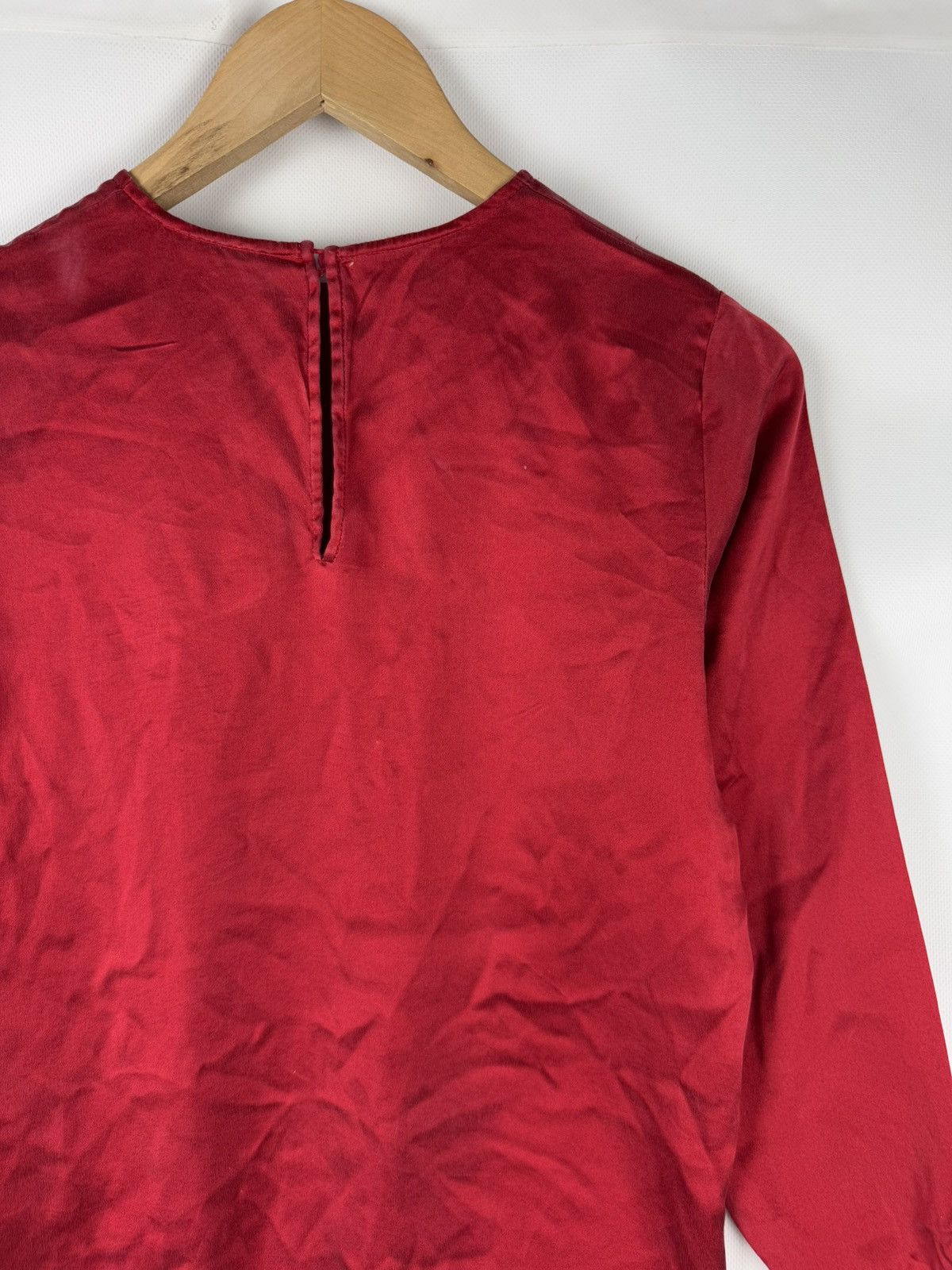 Vintage × Yves Saint Laurent Yves Saint Laurent Rive Gauche Vintage Silk Tunic Blouse Size XS / US 0-2 / IT 36-38 - 18 Thumbnail