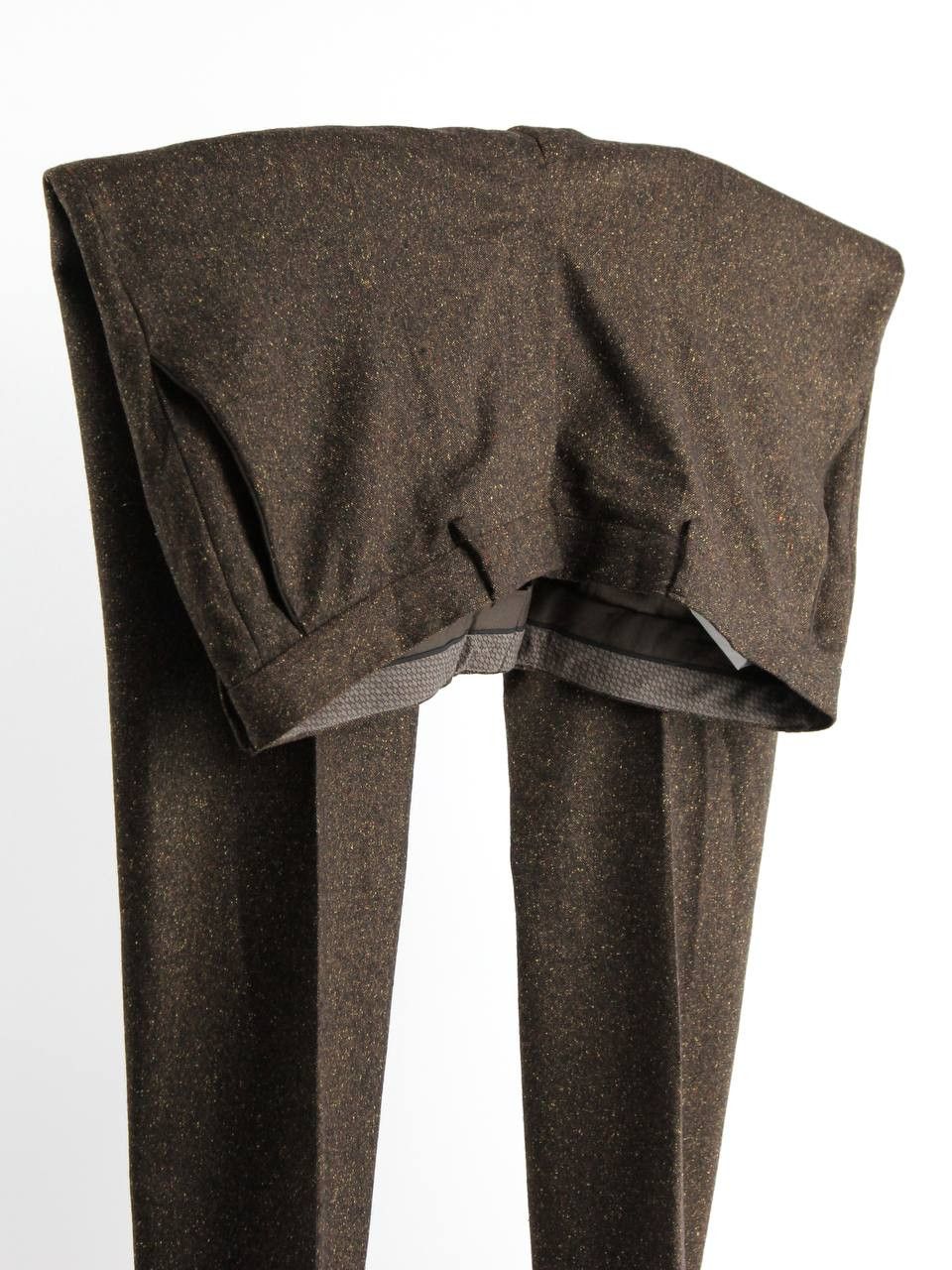 Hugo Boss HUGO BOSS Woolen trouser pants with a touch of silk Size US 40 / EU 56 - 1 Thumbnail