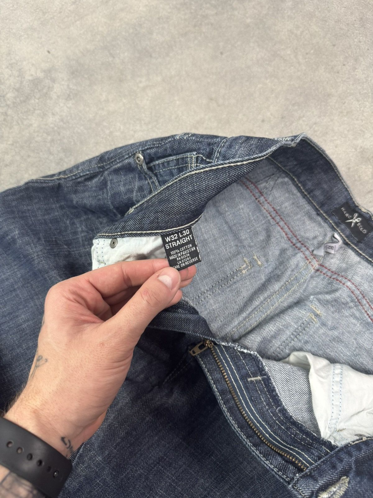 Marc Ecko Vintage Y2K Marc Echo Denim Jeans 32x30 Baggy Wide Leg Size US 32 / EU 48 - 15 Thumbnail