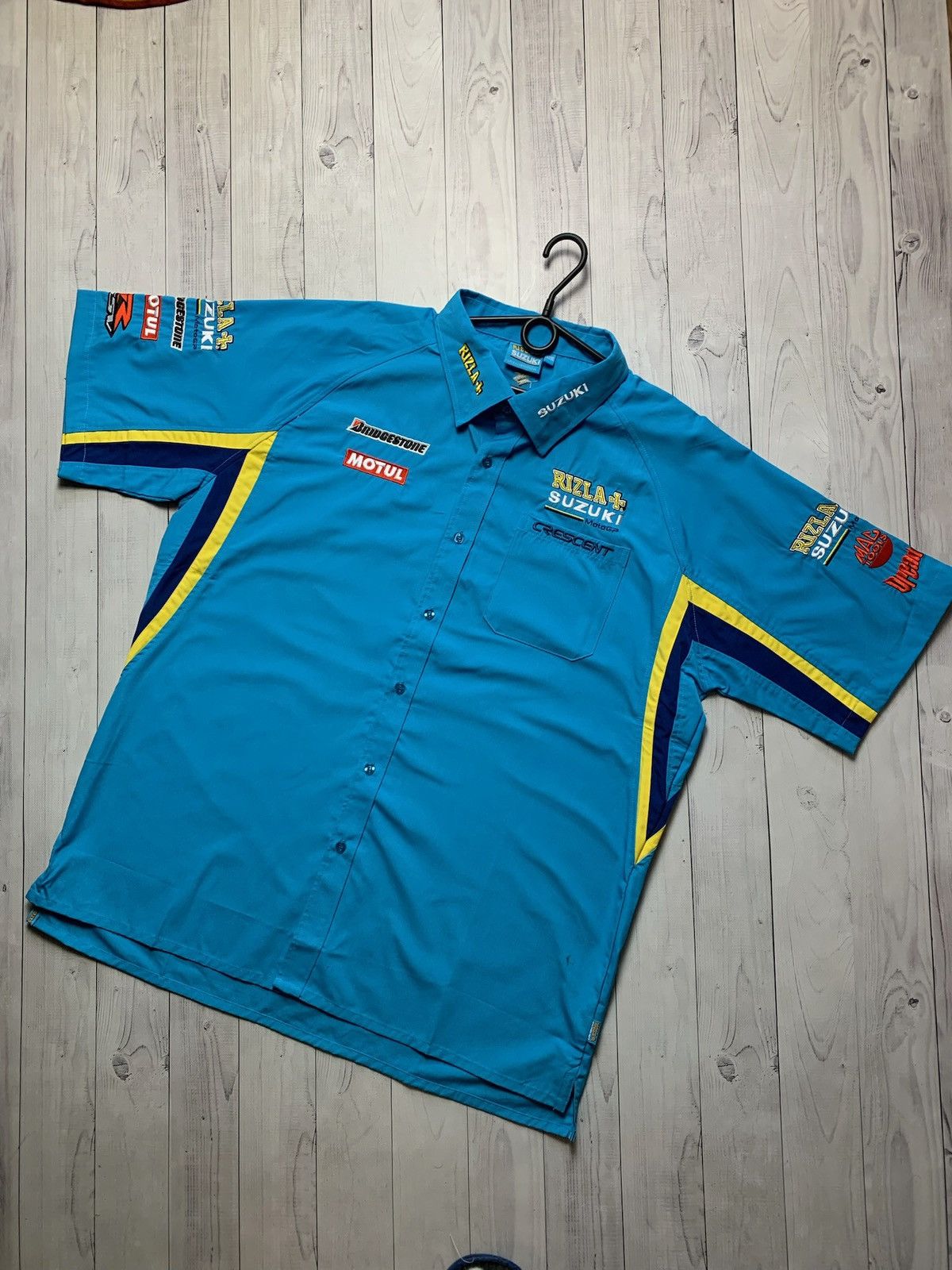 Vintage Vintage Racing Renault Suzuki shirt size XXXL rare blue Size US XXL / EU 58 / 5 - 1 Thumbnail