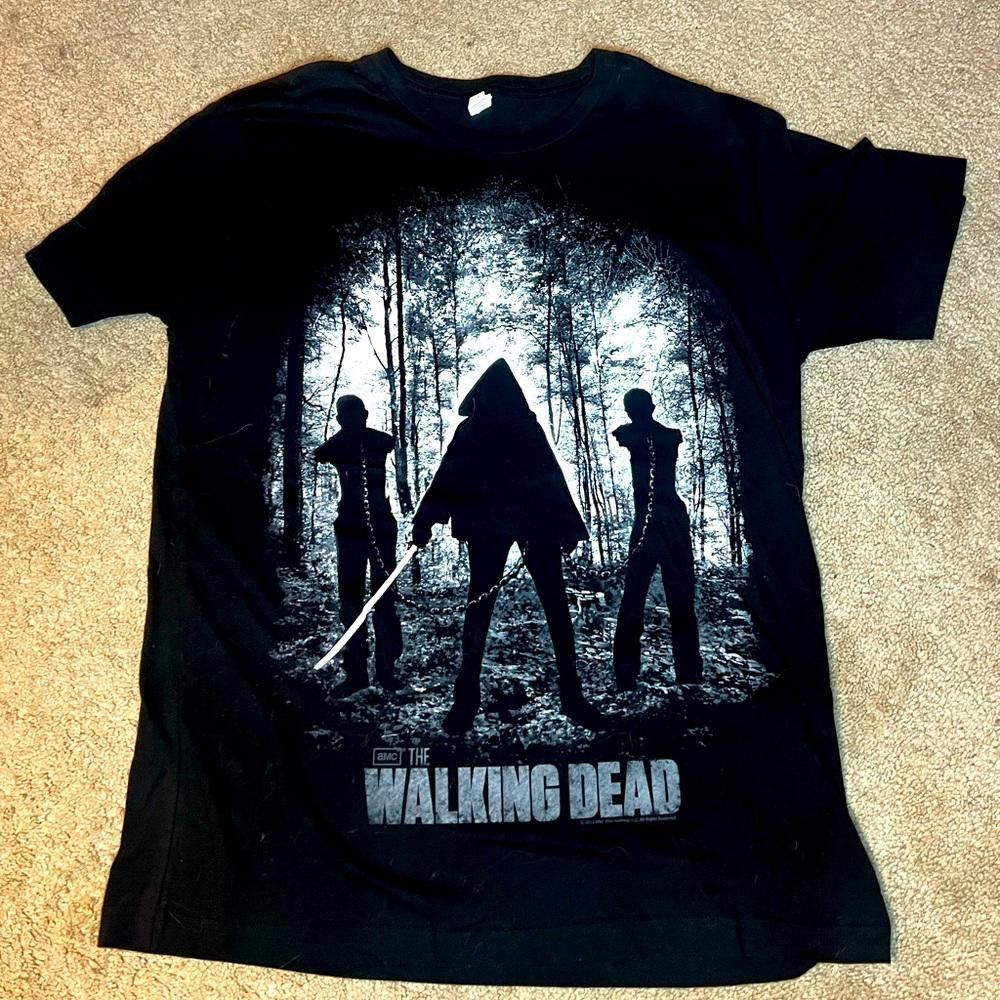 Designer Walking Dead T shirt Large Mens Black Size US L / EU 52-54 / 3 - 1 Thumbnail