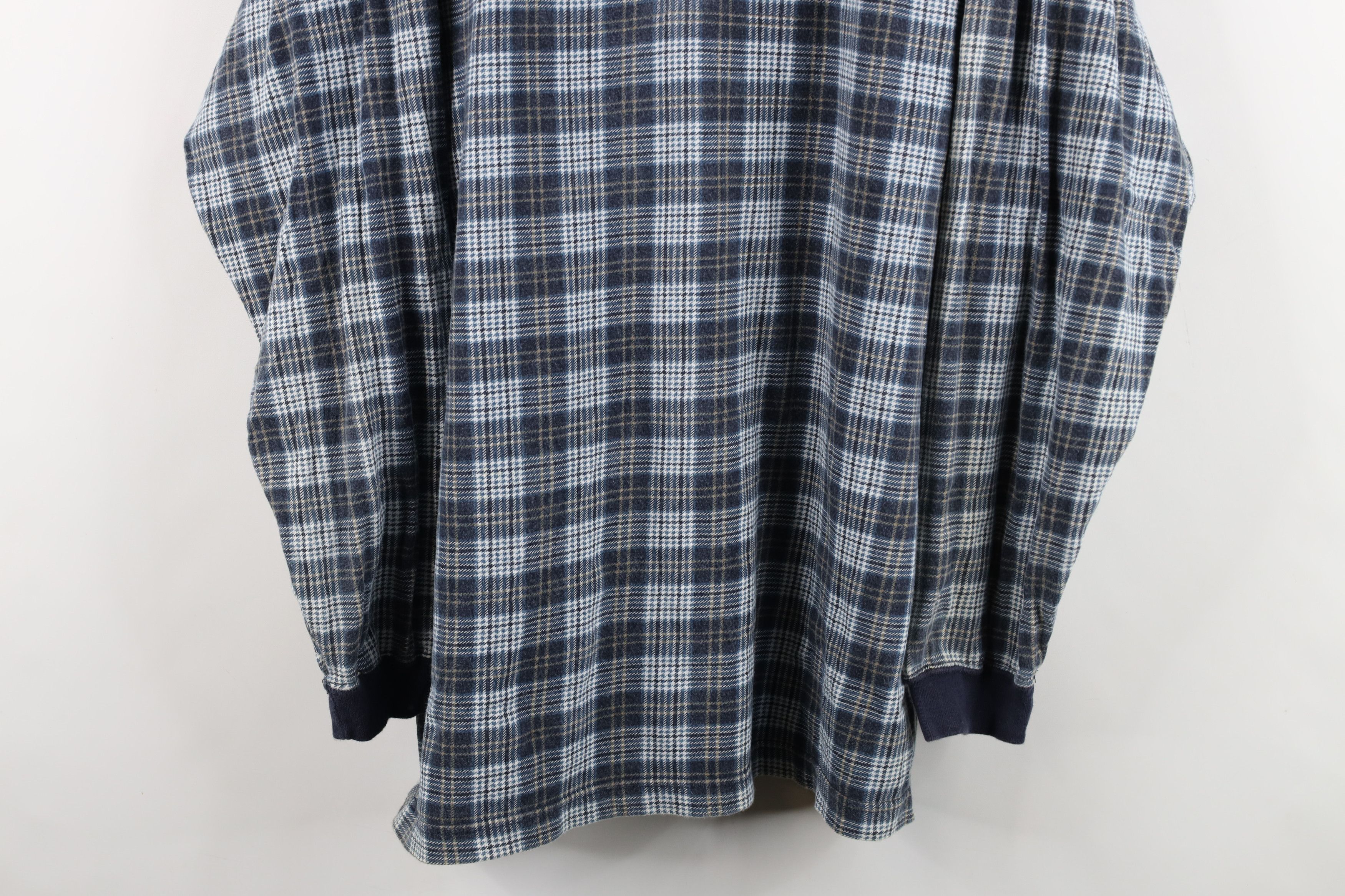 Vintage Vintage 90s Streetwear Plaid Long Sleeve Rugby Polo Size US XL / EU 56 / 4 - 3 Thumbnail