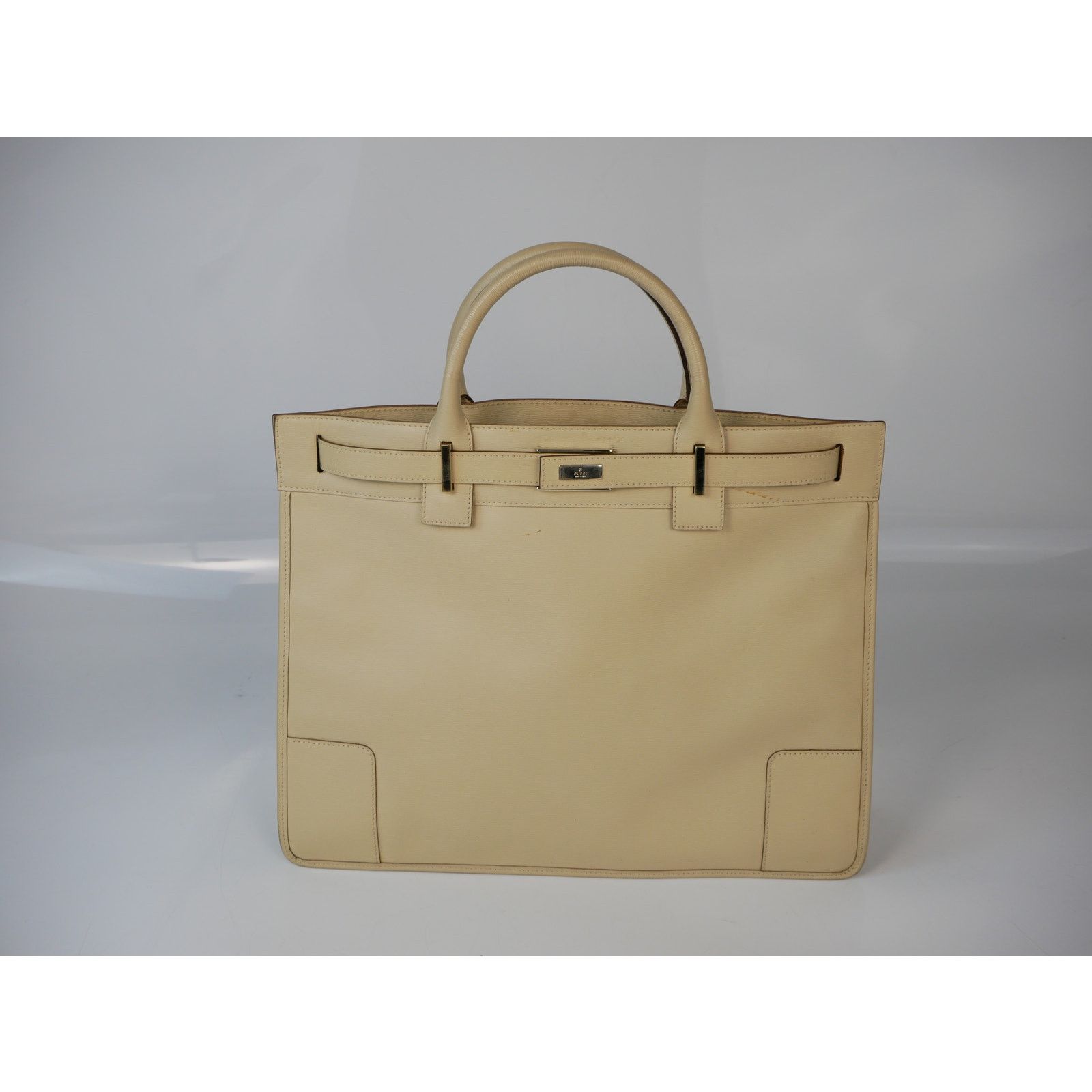 Gucci Gucci Beige Birkin Handbag Size ONE SIZE - 1 Thumbnail