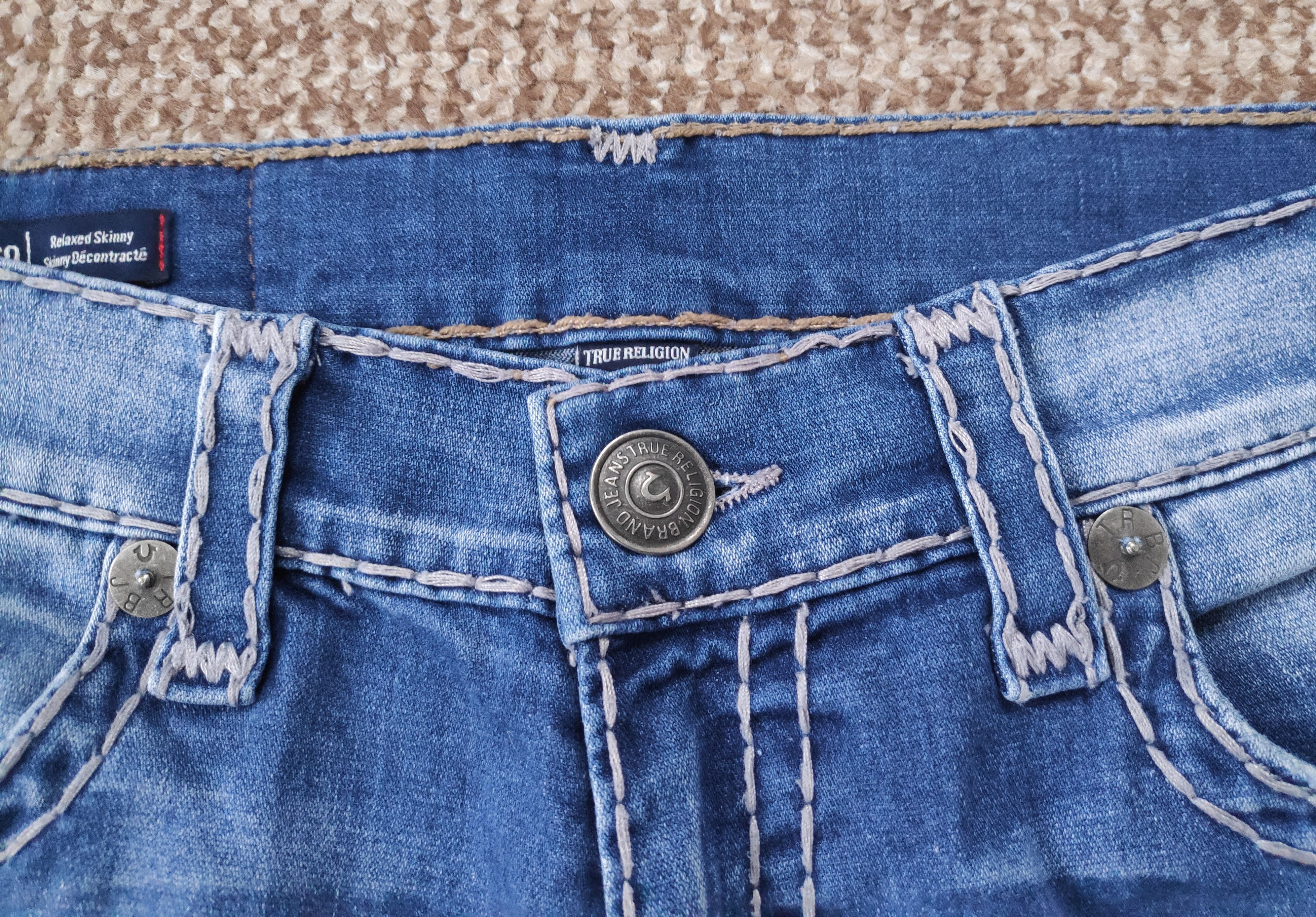 True Religion True Religion Rocco Relaxed Skinny Denim Jeans made in USA Size US 31 - 8 Thumbnail