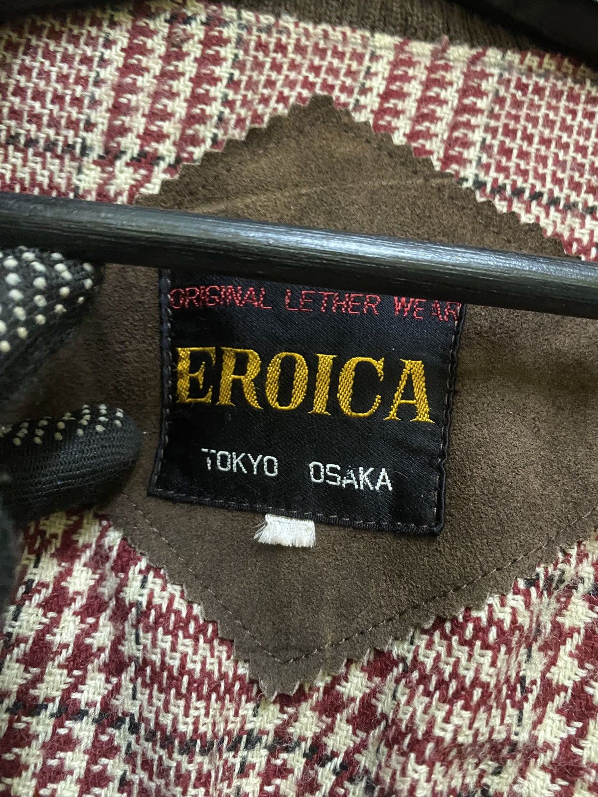 Japanese Brand Vintage 80s Eroica Tokyo Osaka Brown Suede Leather Bomber Size US M / EU 48-50 / 2 - 10 Thumbnail