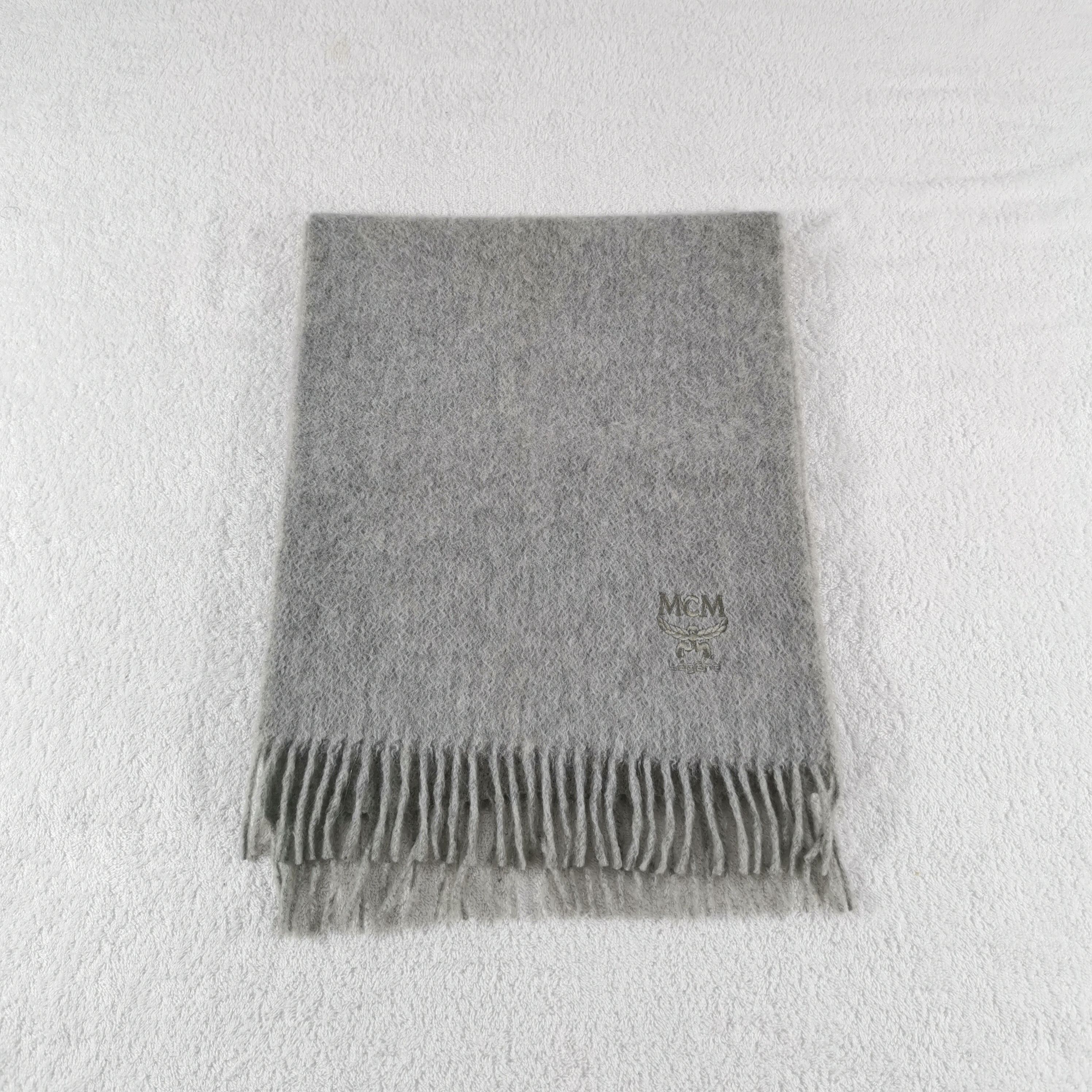 Japanese Brand Vintage MCM Scarf Muffler Cashmere Scarves Size ONE SIZE - 2 Thumbnail